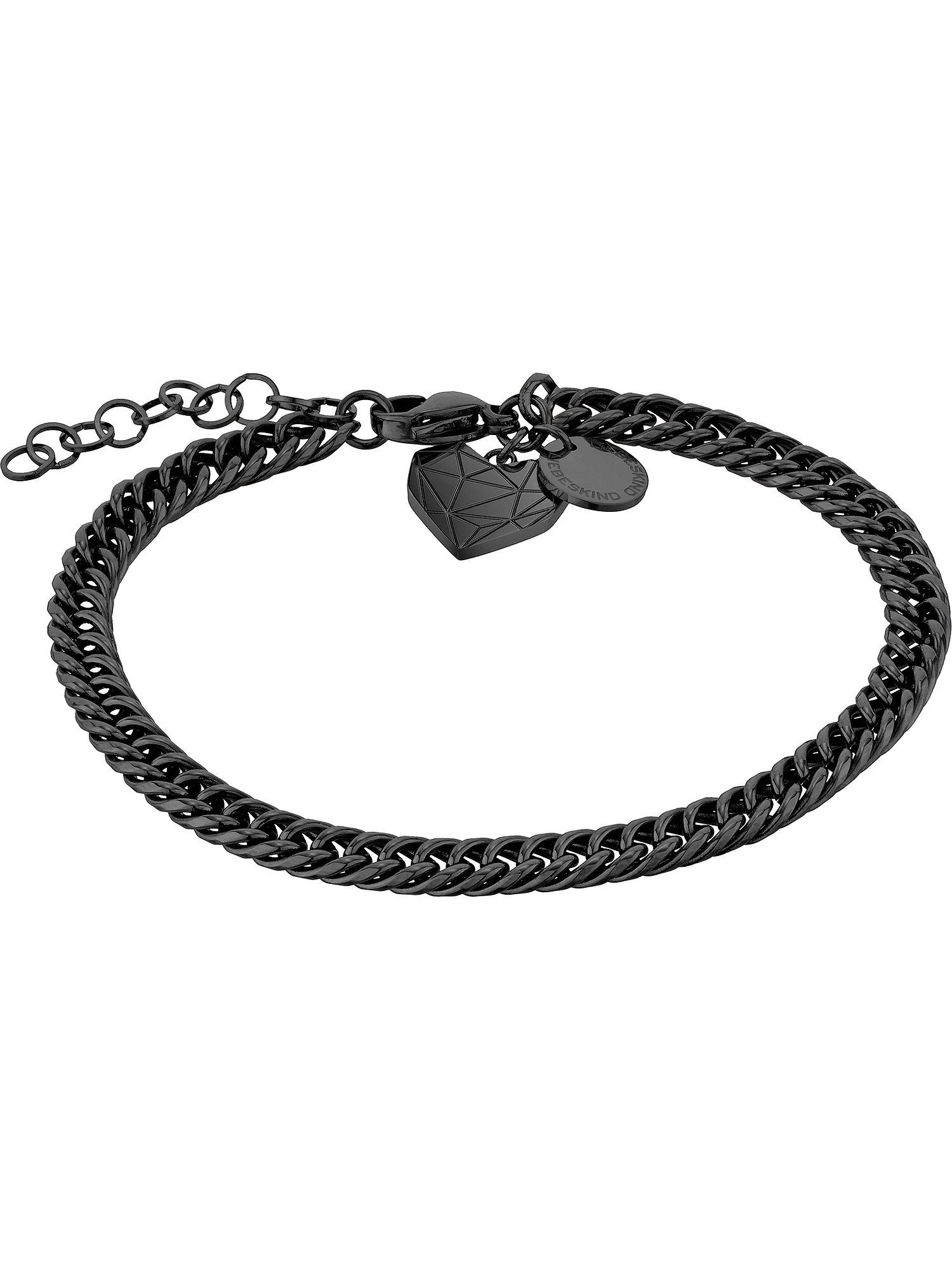 Liebeskind Berlin Edelstahlarmband Liebeskind Damen-Armband Edelstahl, Trendig schwarz