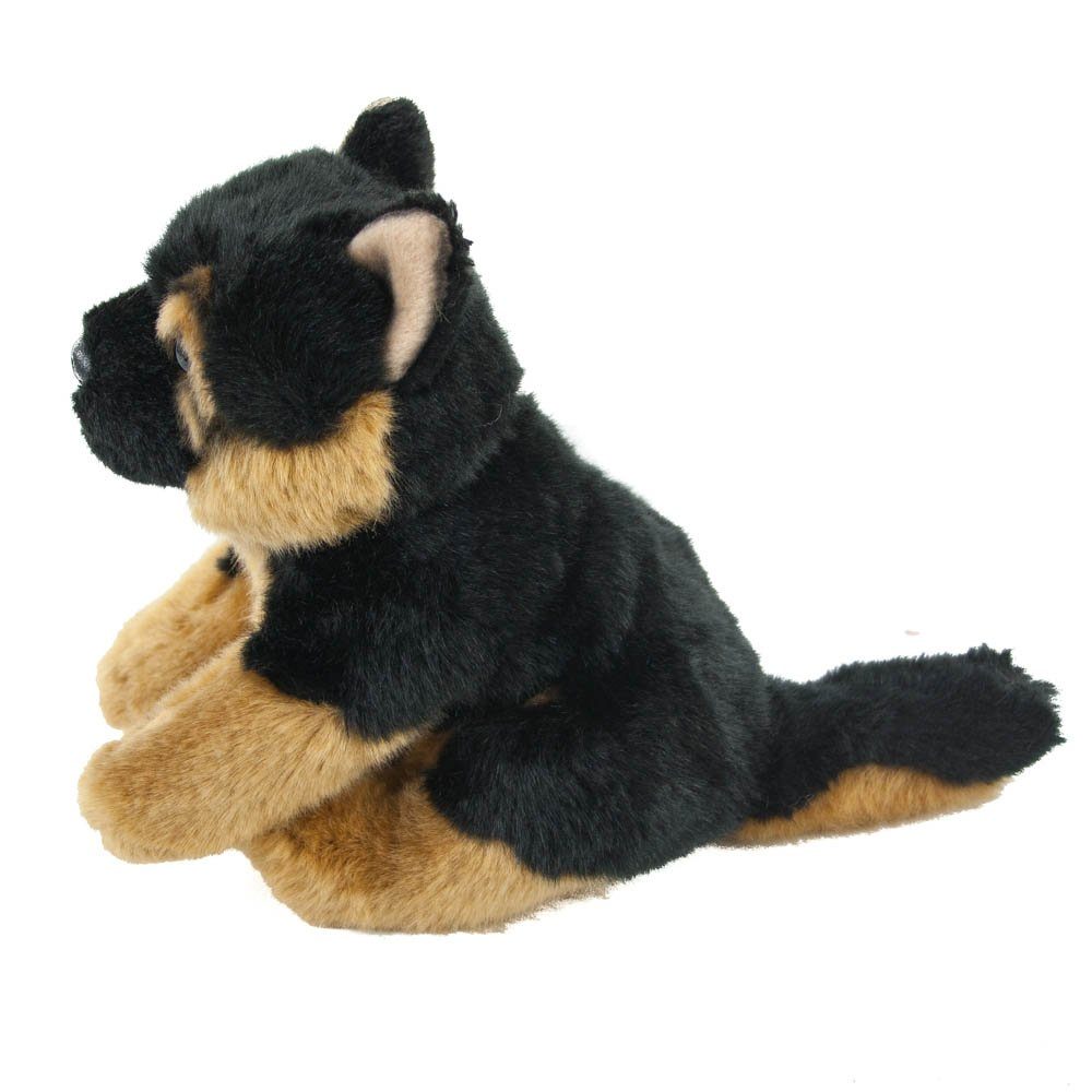Teddys Rothenburg Kuscheltier Schäferhund 19 cm sitzend schwarz/braun Plüsc günstig online kaufen
