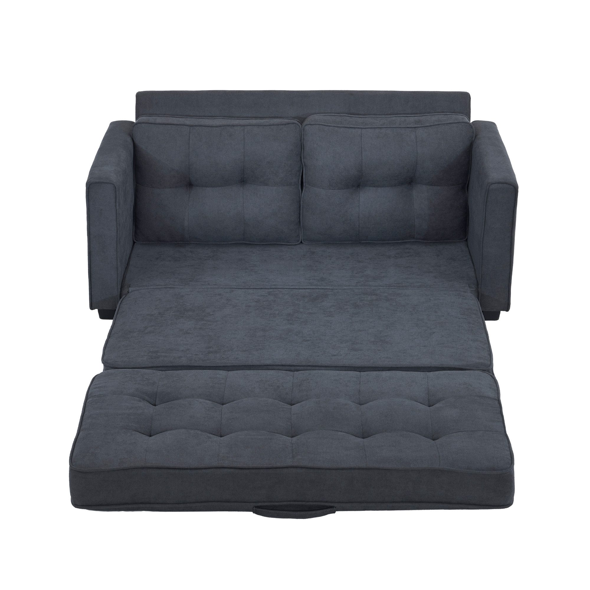 KLAM HOME Schlafsofa 2-Sitzer Klappbare Gästebettfunktion günstig online kaufen