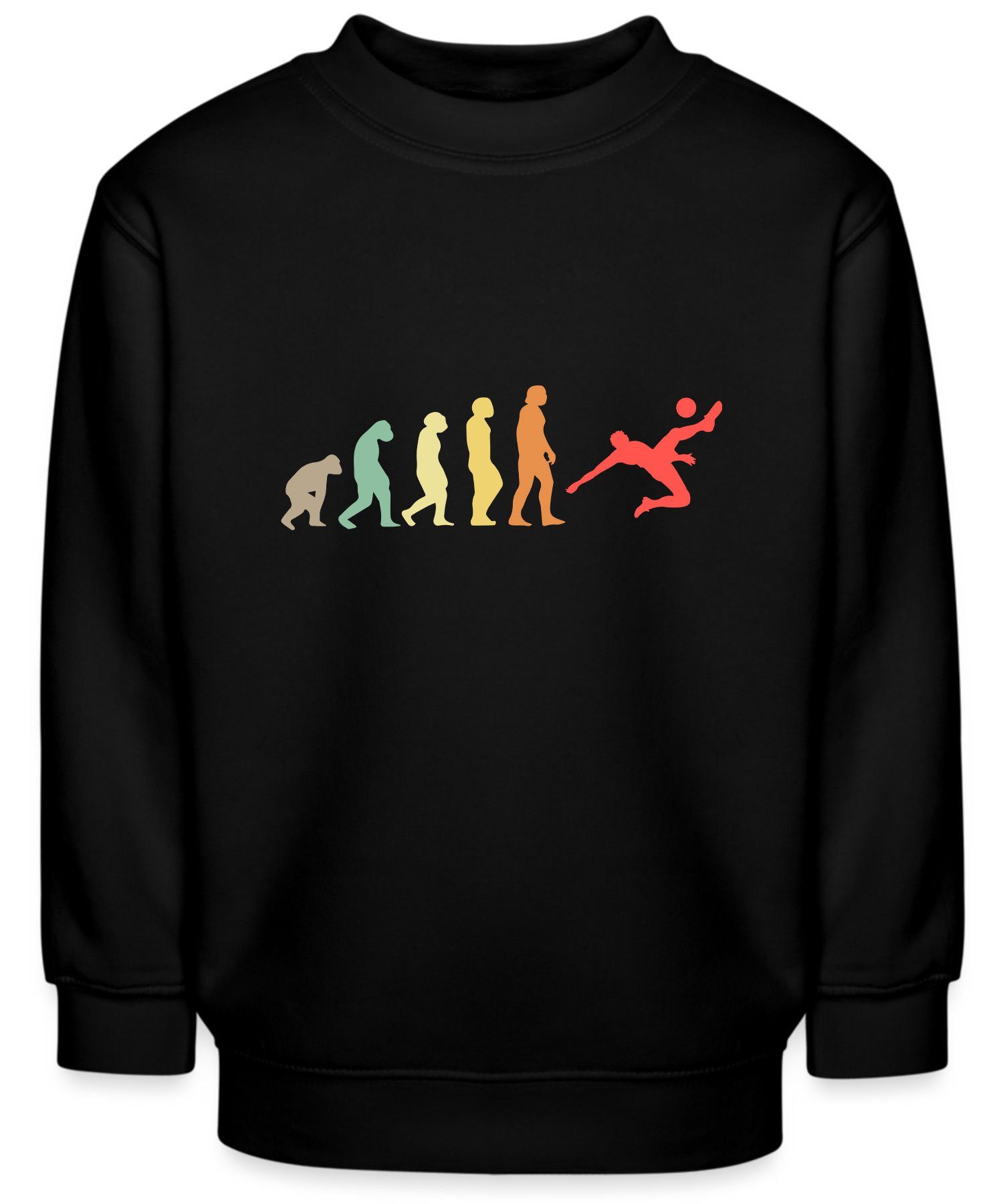 Quattro Formatee Sweatshirt Evolution - Fußball Kinder (1-tlg) Fußballer Pullover Fußballspieler