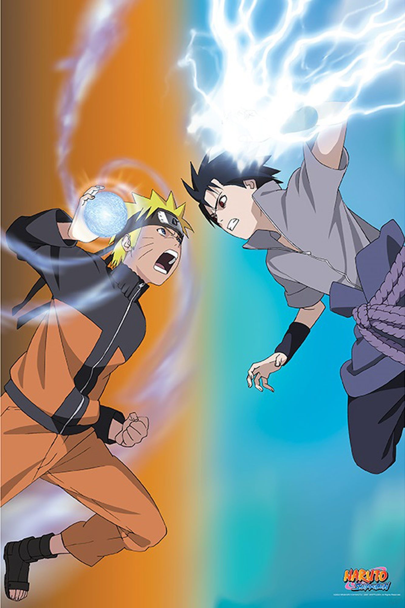 Poster Naruto Shippuden - Poster - Naruto vs Sasuke