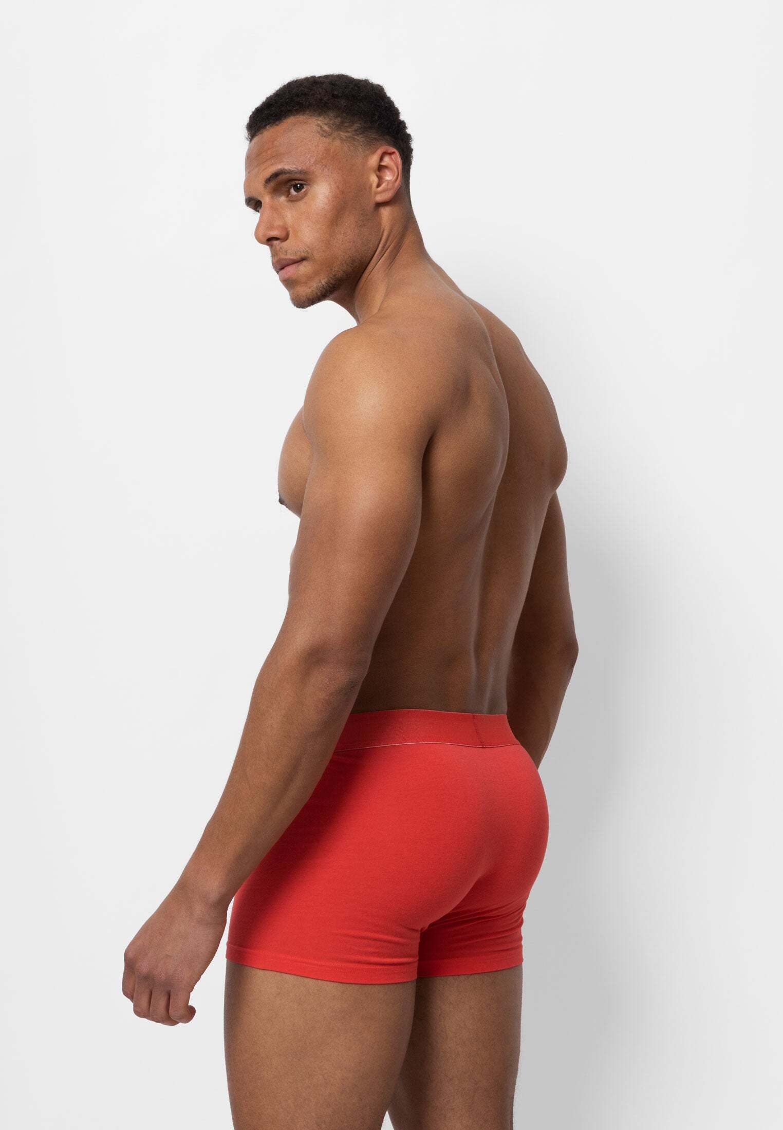 SNOCKS Boxershorts Enge Pants Herren Unterhose (3-St) aus Bio-Baumwolle, ohne kratzenden Zettel – Bild 4 von 5