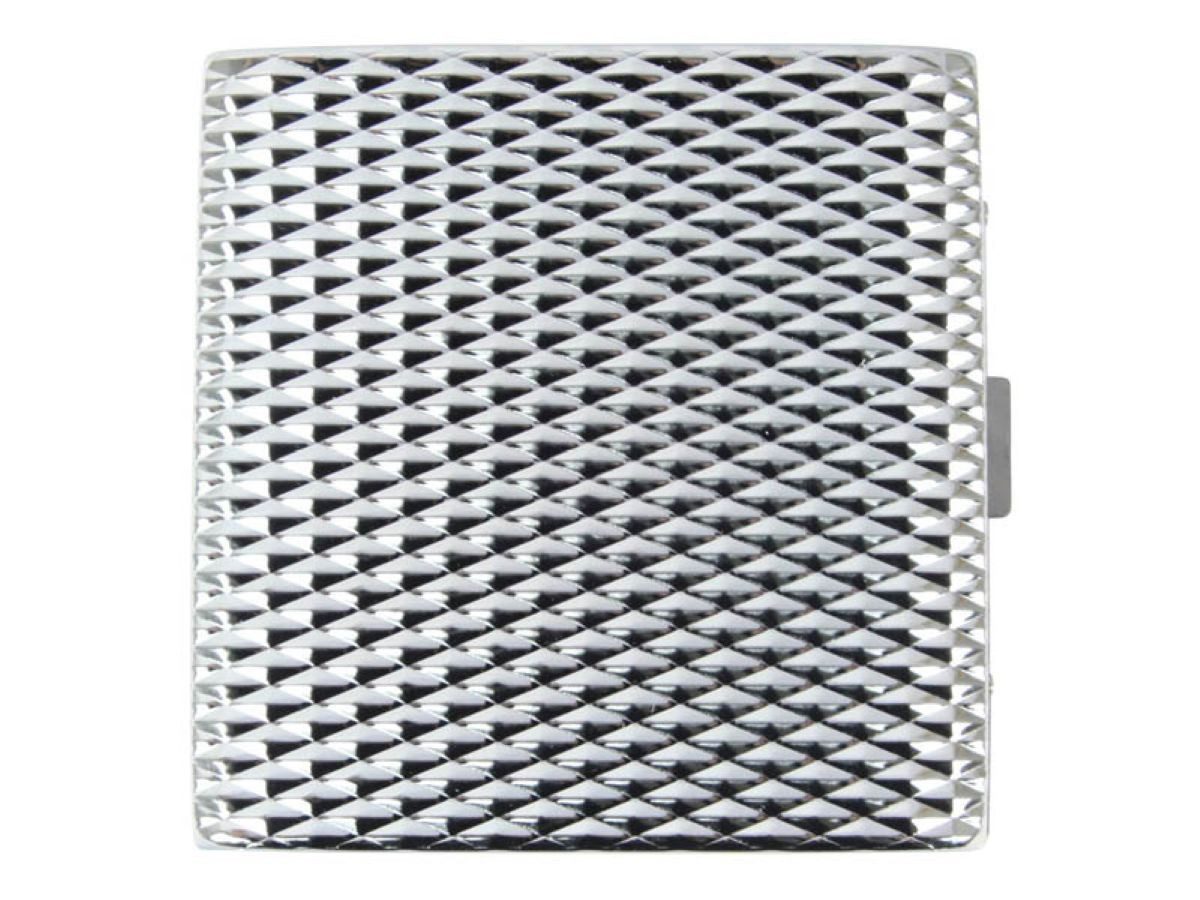 meytrade Sammleretui Zigarettenetui chrome silber mit Stuktur 20er (1 St)