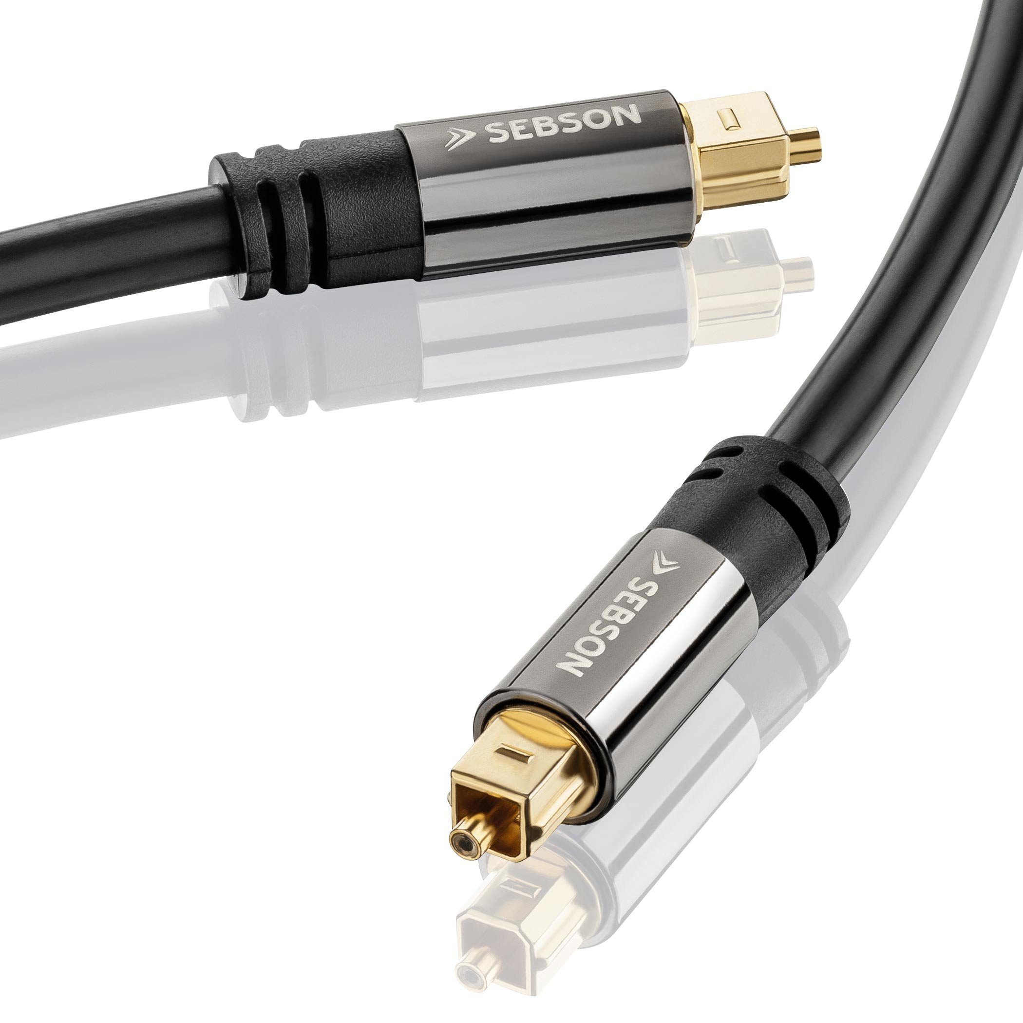 SEBSON »Optisches Kabel 3m, Toslink Audiokabel digital für Soundbar, TV,  HiFi Anlagen, Spielekonsolen, Heimkino Anlagen« Optisches-Kabel online  kaufen | OTTO