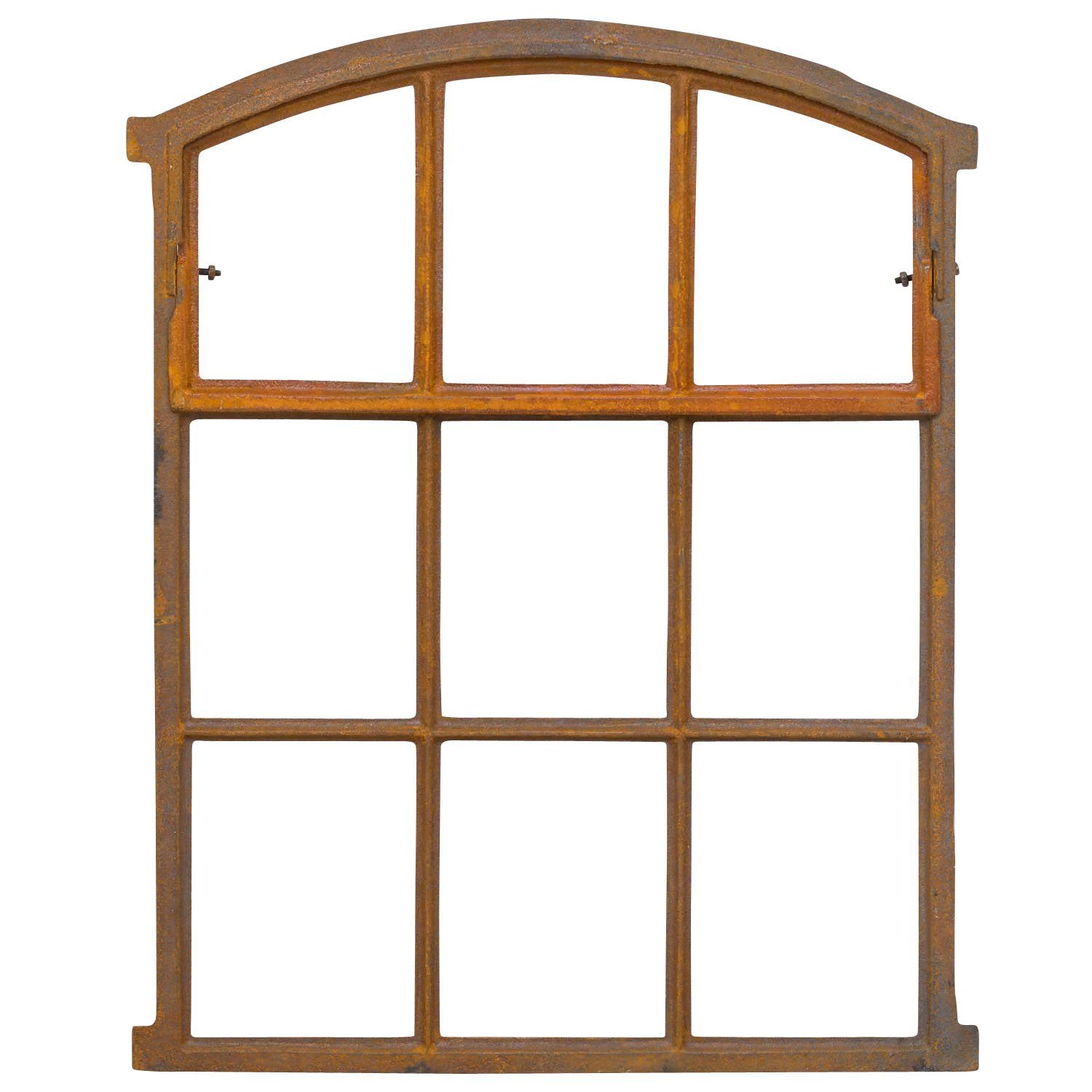 Antik-Sti Öffnen Fenster Stallfenster zum Aubaho rost Eisenfenster 71cm Fenster Eisen