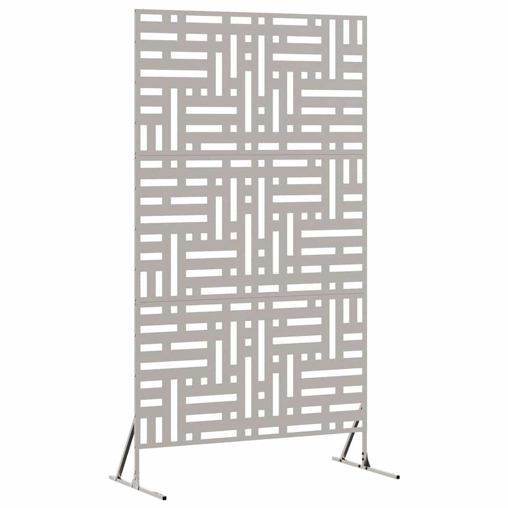 vidaXL Seitenmarkise 100 x 50 x 180 cm Sichtschutz 180 cm Wetterstahl