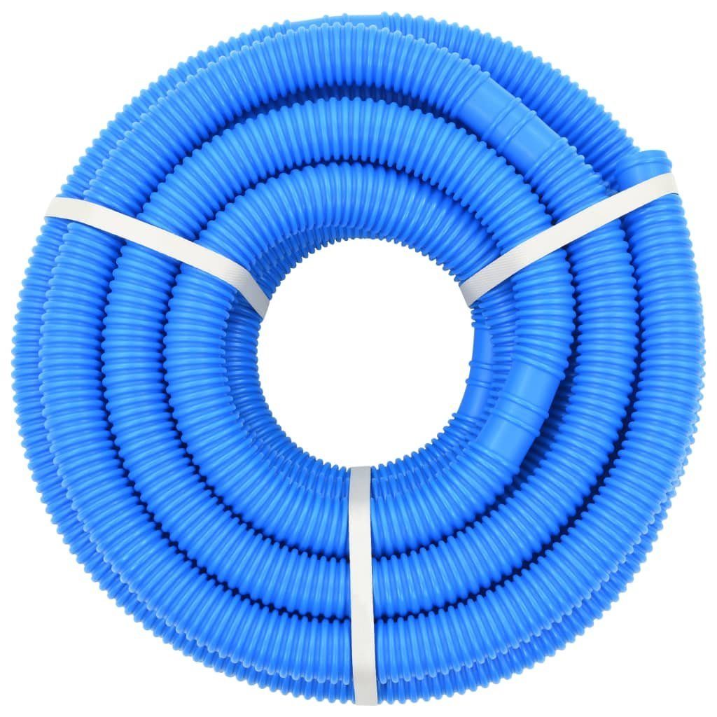 vidaXL Poolbodensauger 12 m Poolschlauch Blau 38 mm 12 m vidaXL