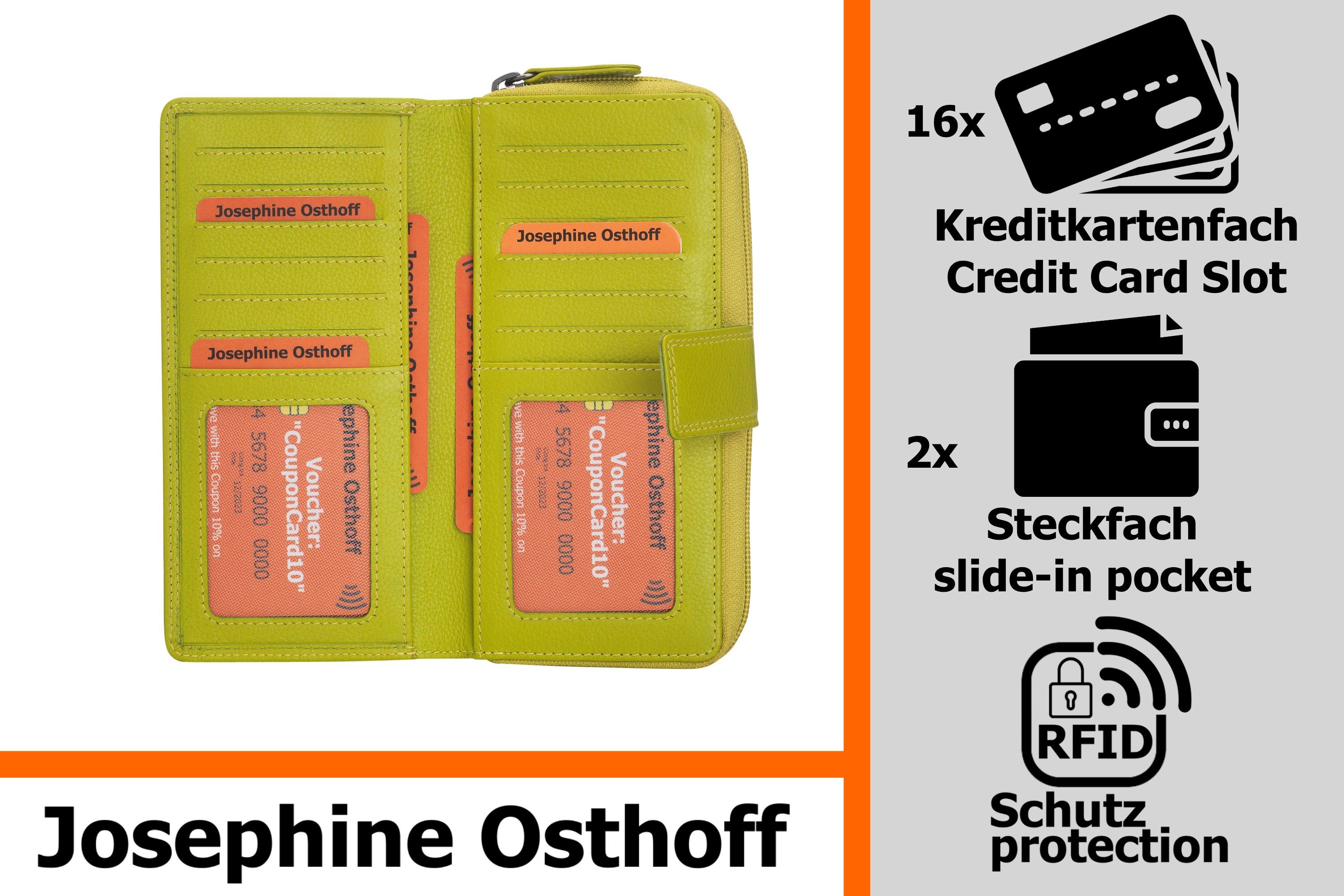 kompakt Josephine Bremen Osthoff Geldbörse limone Geldbörse