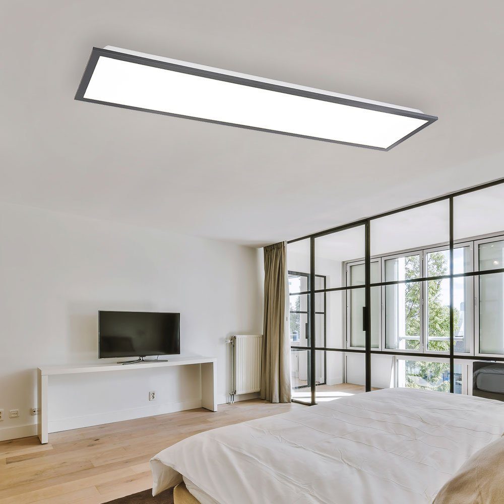 etc-shop LED Panel, LED-Leuchtmittel fest verbaut, Warmweiß, Deckenleuchte  Deckenpanel Wohnzimmerleuchte Designleuchte