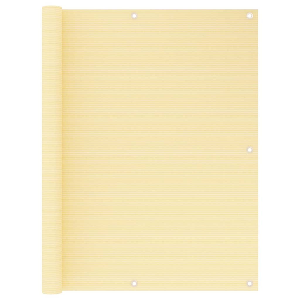 Seitenmarkise Sichtschutz Windschutz Sonnenschutz Seitenmarkise Beige 120x500 cm HDP