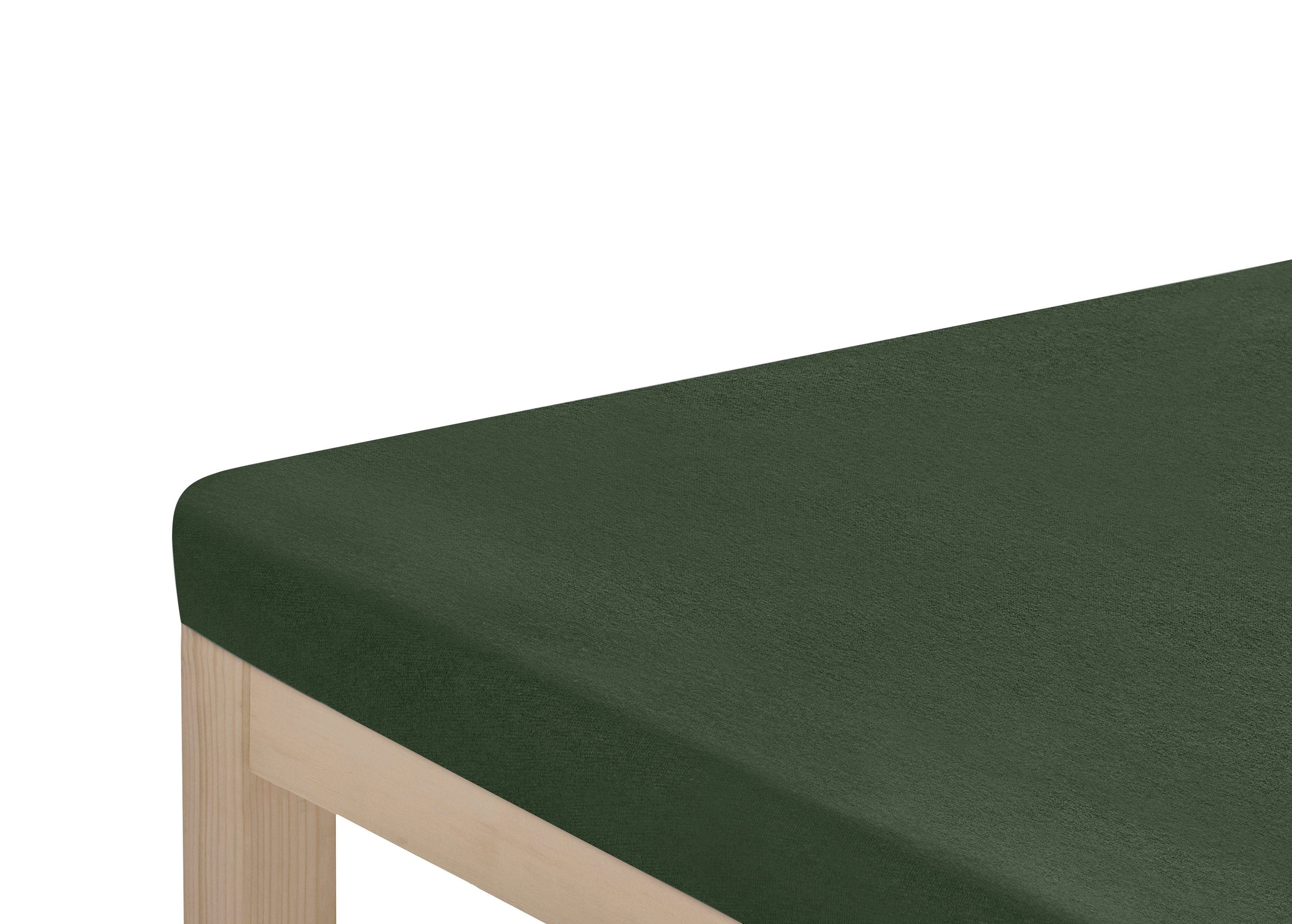 OTTO home Spannbettlaken Topper Basic, in Gr. 90x200, 140x200 oder 180x200 cm, Microfaser-Jersey, Gummizug: rundum, (1 Stück), Baumwolle, Matratzen bis 8 cm Höhe, Bettlaken, Spannbetttuch, Laken