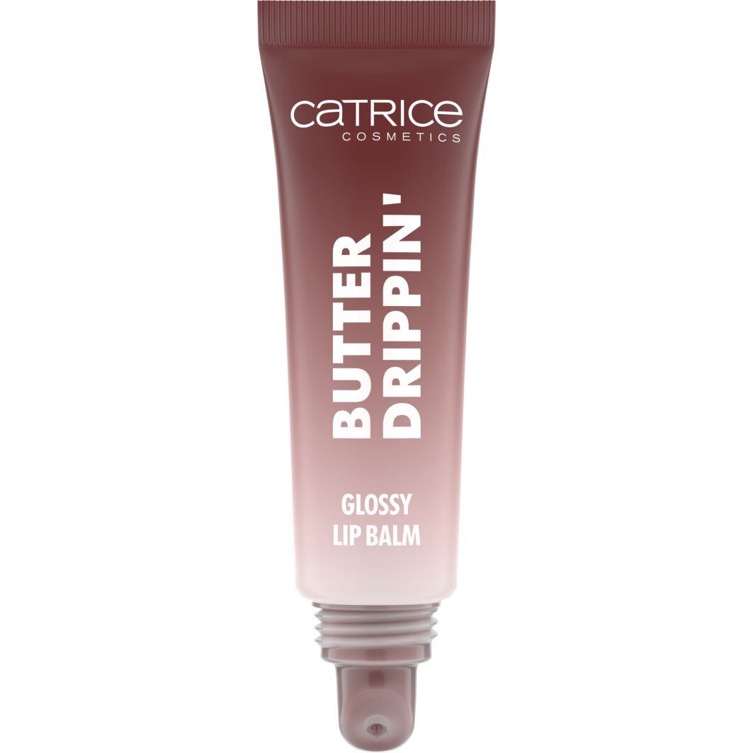 Catrice Бальзам для губ Butter Drippin' Glossy Lip Balm, 3-tlg., Dezenter Farbakzent, geschmeidig, hochglänzend, spendet Feuchtigkeit.