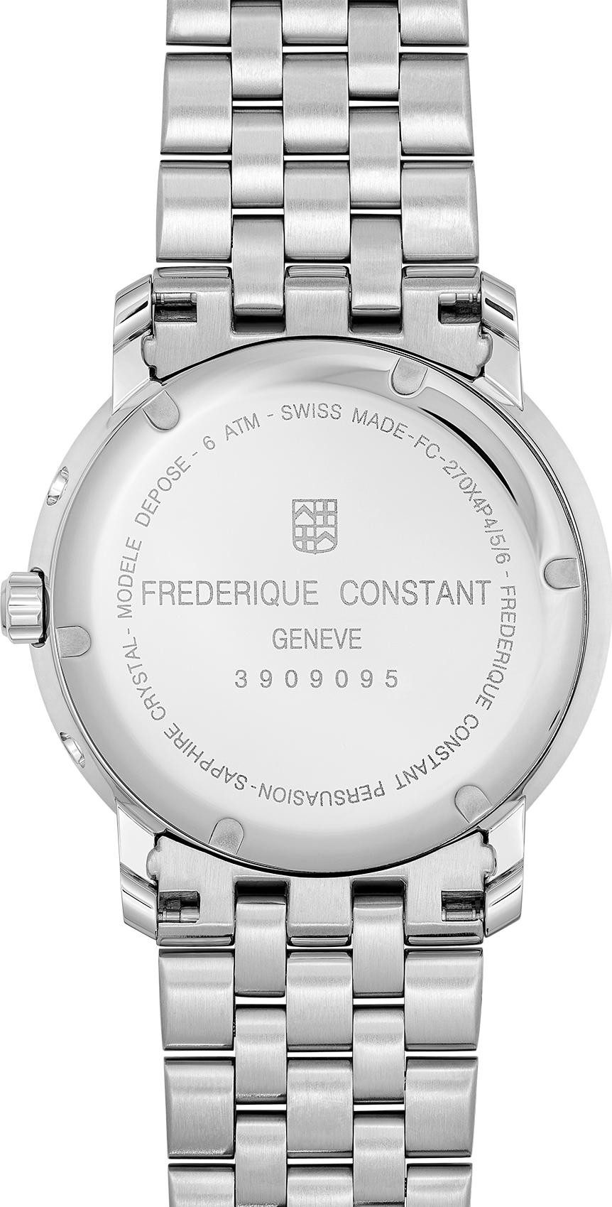 Frederique Constant Mechanische Uhr INDEX BUSINESS TIMER Herrenarmbanduhr