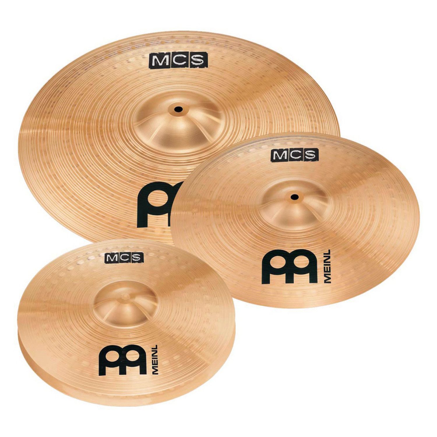 Meinl Percussion Becken Meinl MCS Beckenset Cymbal-Set 3-teilig 14-16-20, Becken, MCS Beckenset 3-teilig