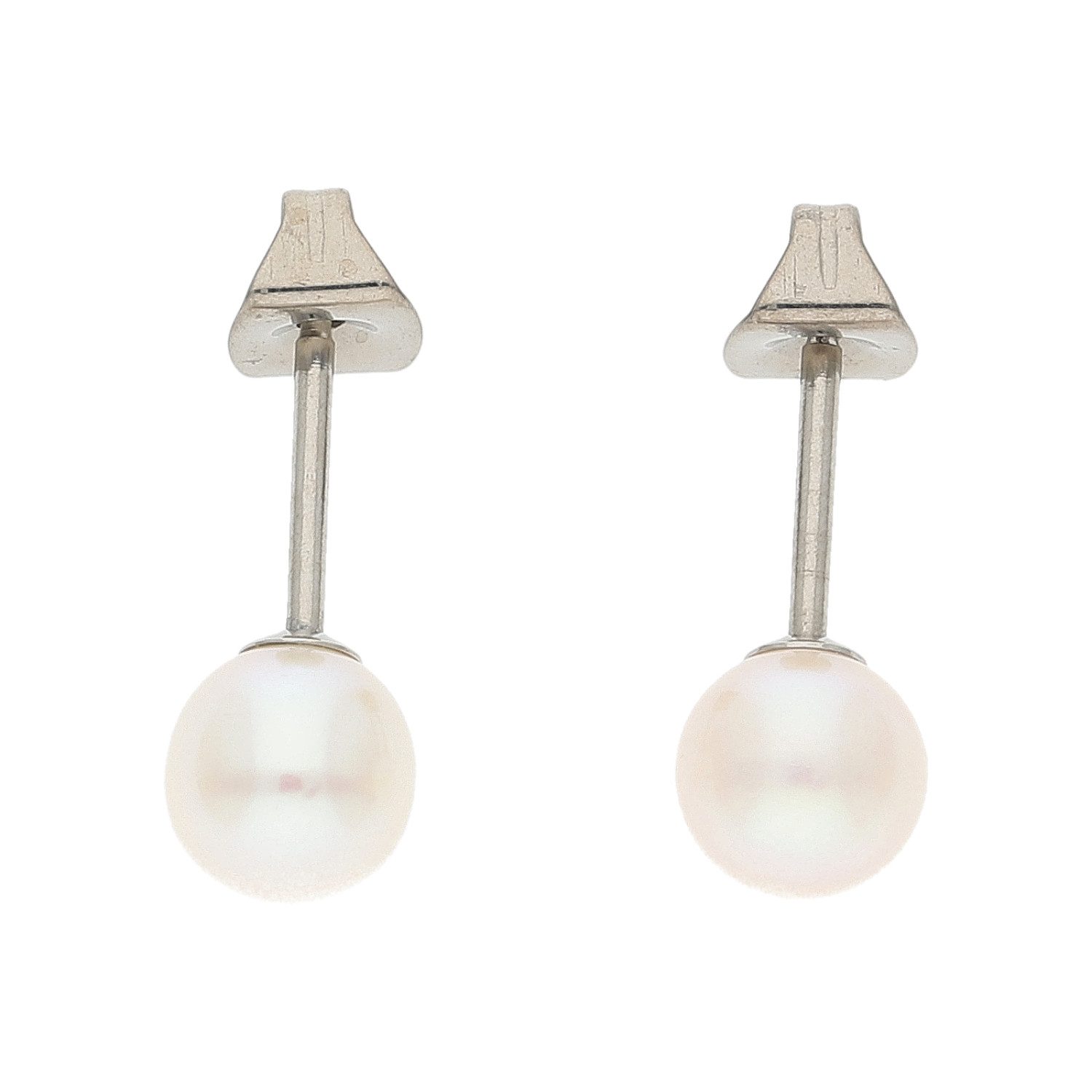 Boccia Paar Ohrstecker Boccia Ohrstecker 0535-01 Titan mit Süßwasserzuchtperle (kein Set, 2-tlg., inkl. edelm Schmucketui)