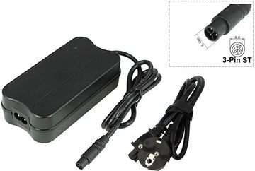 PowerSmart CS080L1002E.302 Batterie-Ladegerät (2A 3-Pin Netzteil für 36V Pedelec, E-Bike)