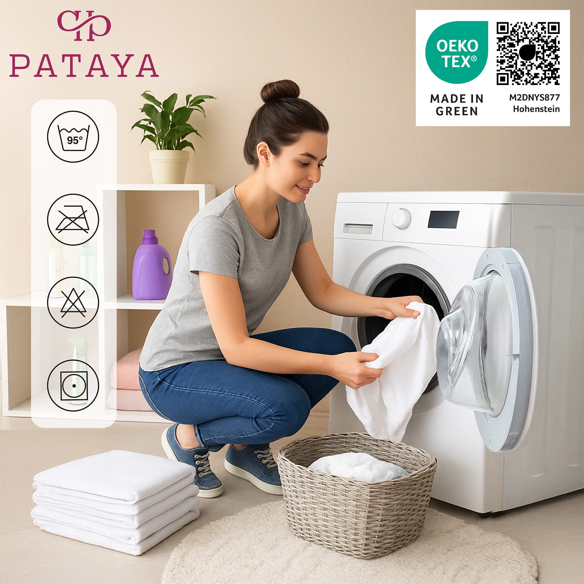 Matratzenschoner 90x200, 140x200, 160x200, 180x200 Matratzenauflage, Fitted Pataya, wasserundurchlässig, atmungsaktiv, pflegeleicht – Bild 5 von 5