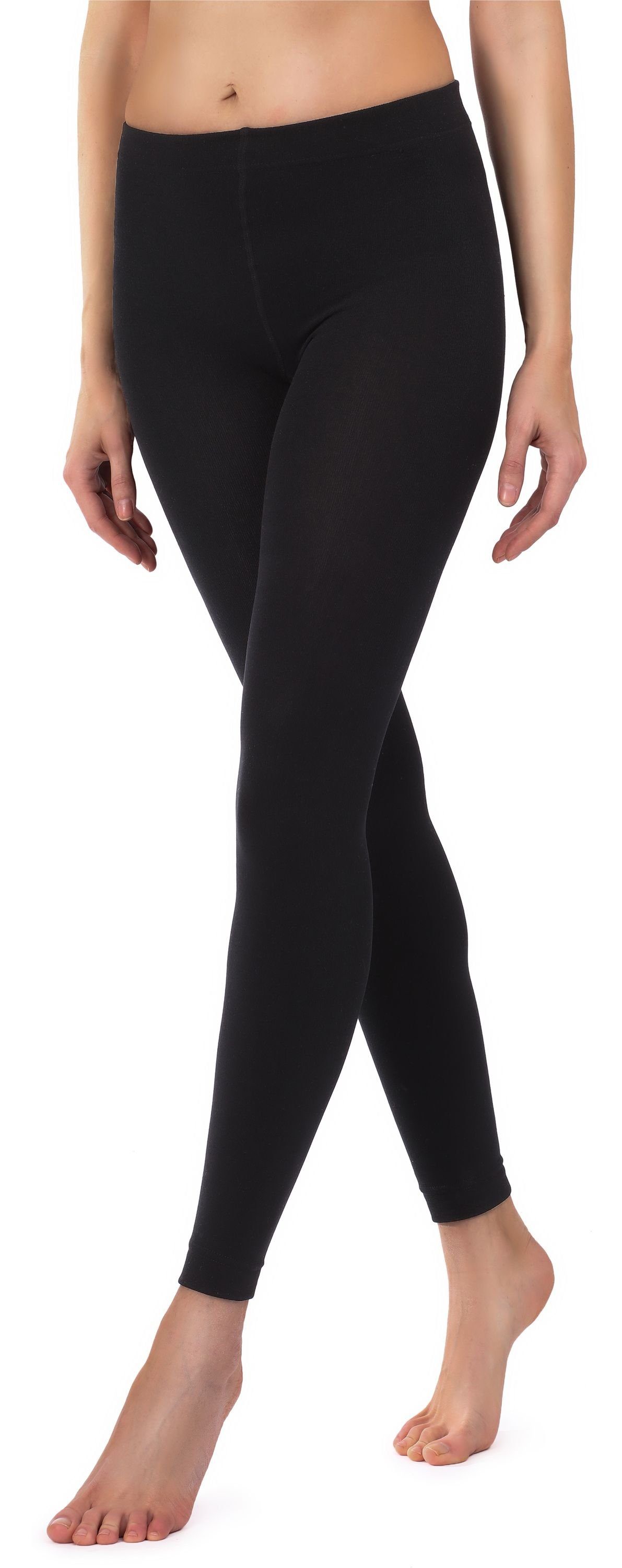 Merry Style Leggings Damen Thermo Leggings mit Innenfleece 24550 gefüttert Extra Warm (1-tlg) elastischer Bund