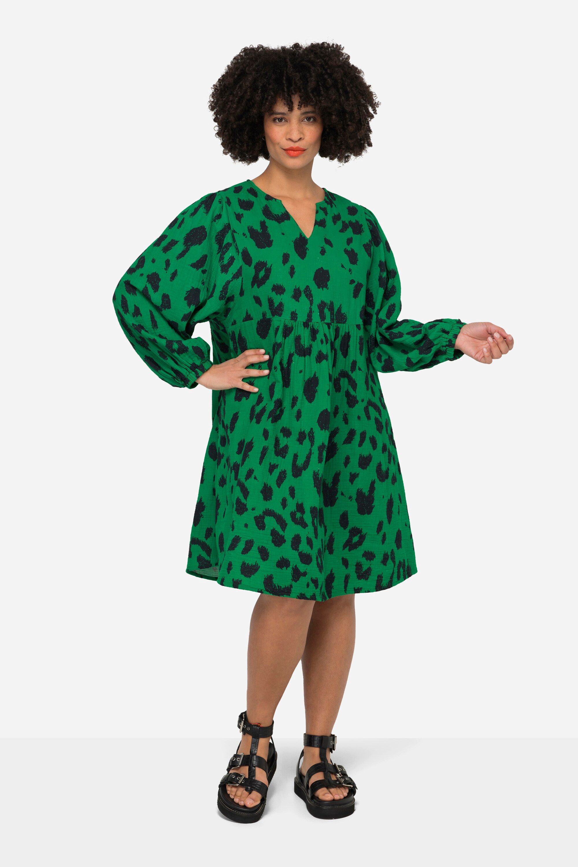 Angel of Style Midikleid Musselin-Kleid Leodruck günstig online kaufen