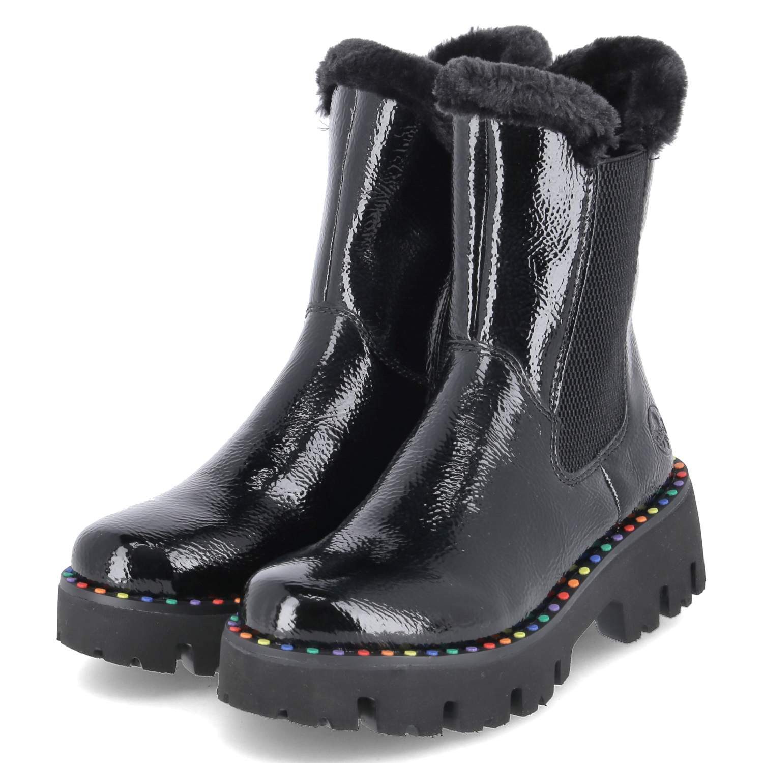 Rieker Rieker Y3350-00 Damen Synthetik schwarz Winterstiefel günstig online kaufen