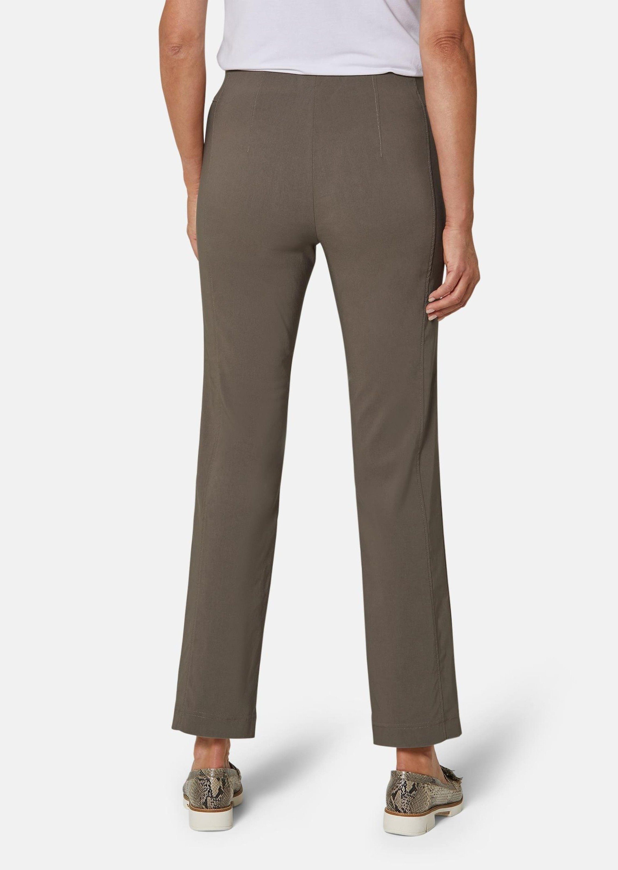 GOLDNER Schlupfhose Kurzgröße: Schlupfhose CARLA in Super-Stretch Bequeme Slim Fit Hose mit Rundumdehnbund und streckender Silhouette
