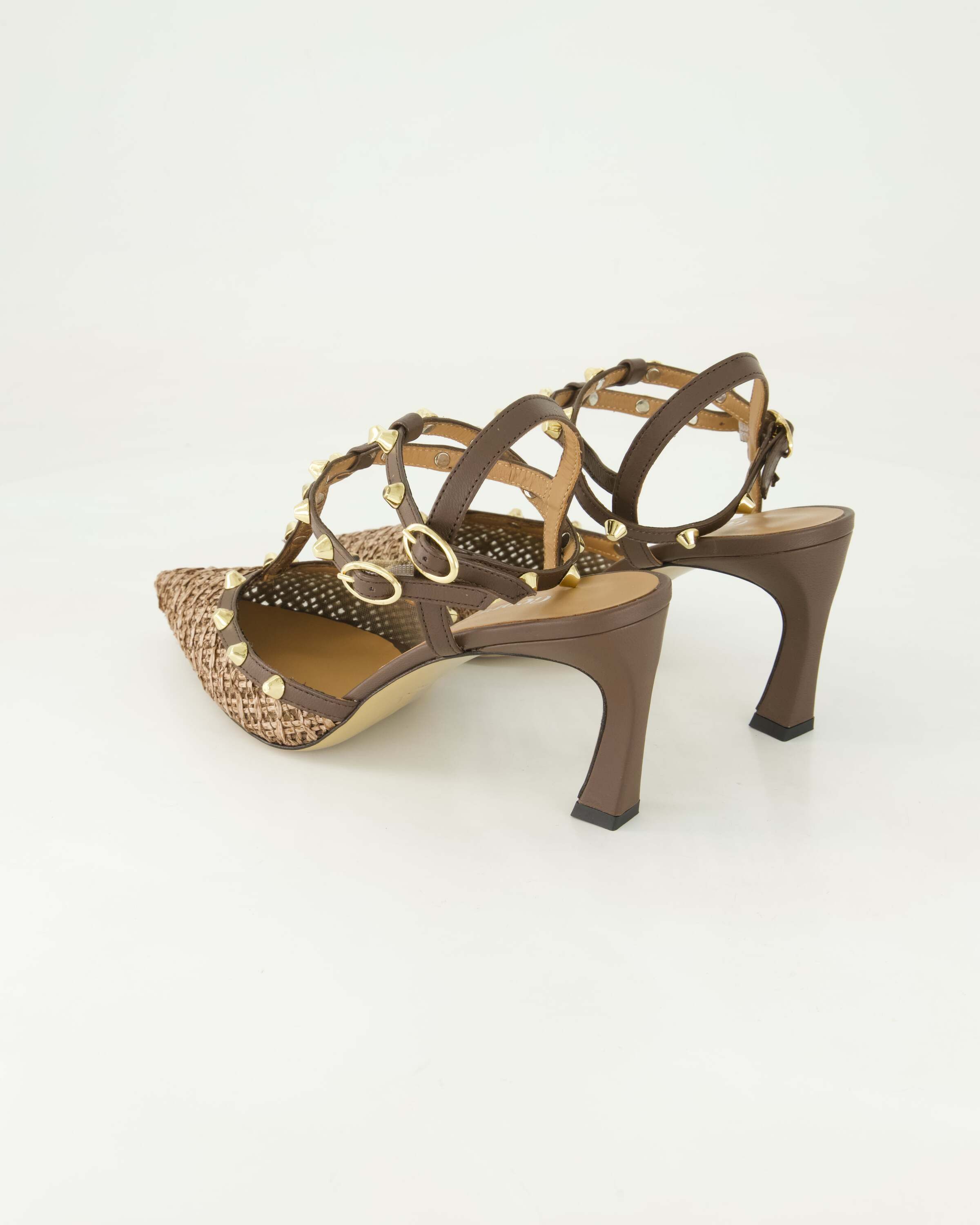 George Watts R1310 Slingpumps Obermaterial: Flecht