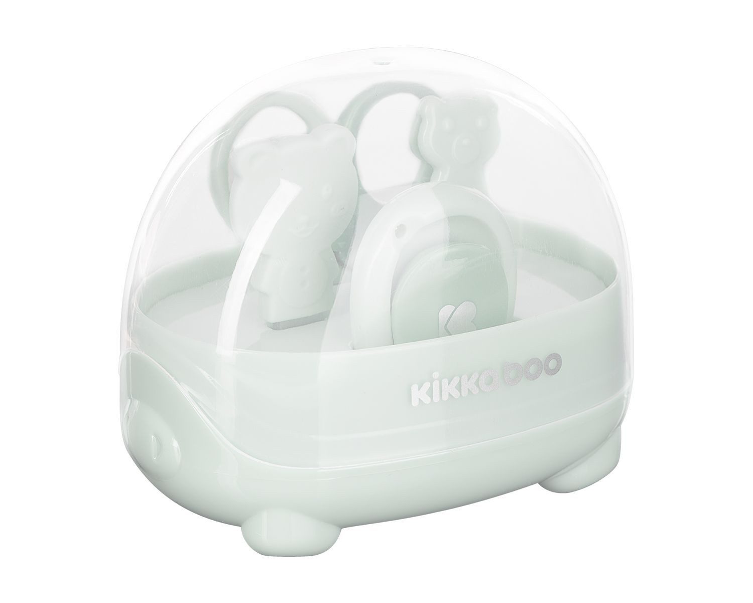 Kikkaboo Baby-Nagelschere Baby Maniküre-Set Bär, (1-tlg), Nagelschere, Nagelknipser, Nagelfeile, ab Geburt