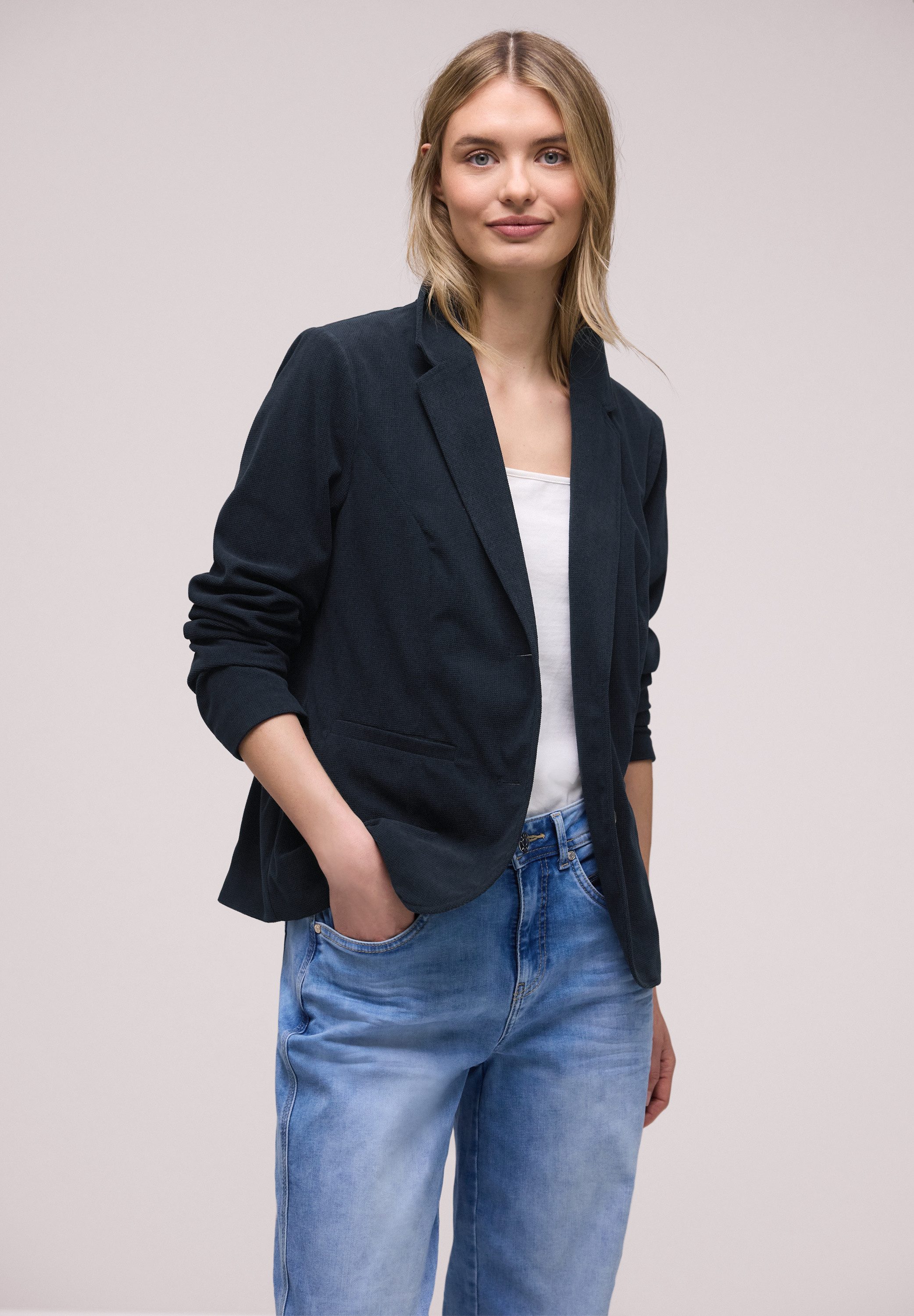 STREET ONE Kurzblazer mit Reverskragen