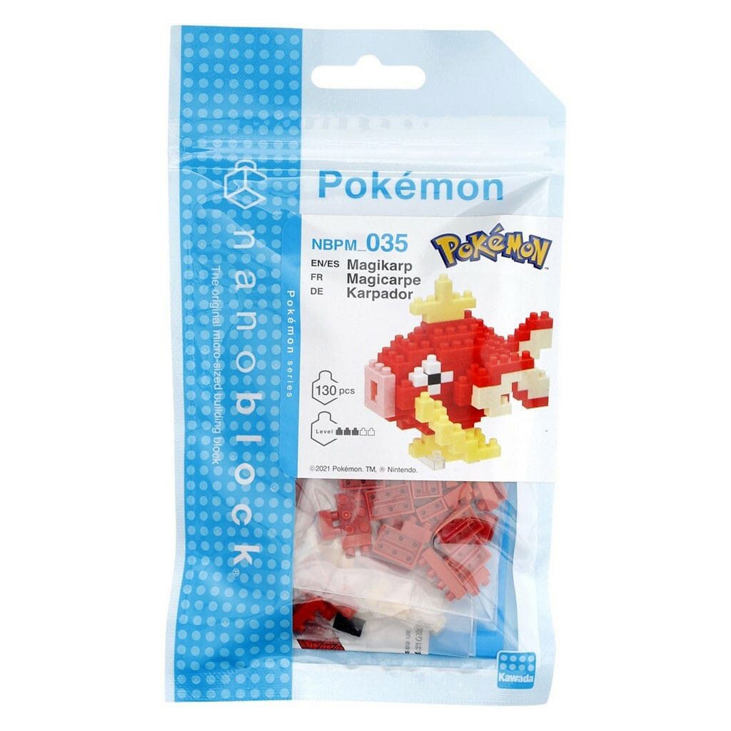 nanoblock Modellbausatz Pokemon: Magikarp Nanoblock