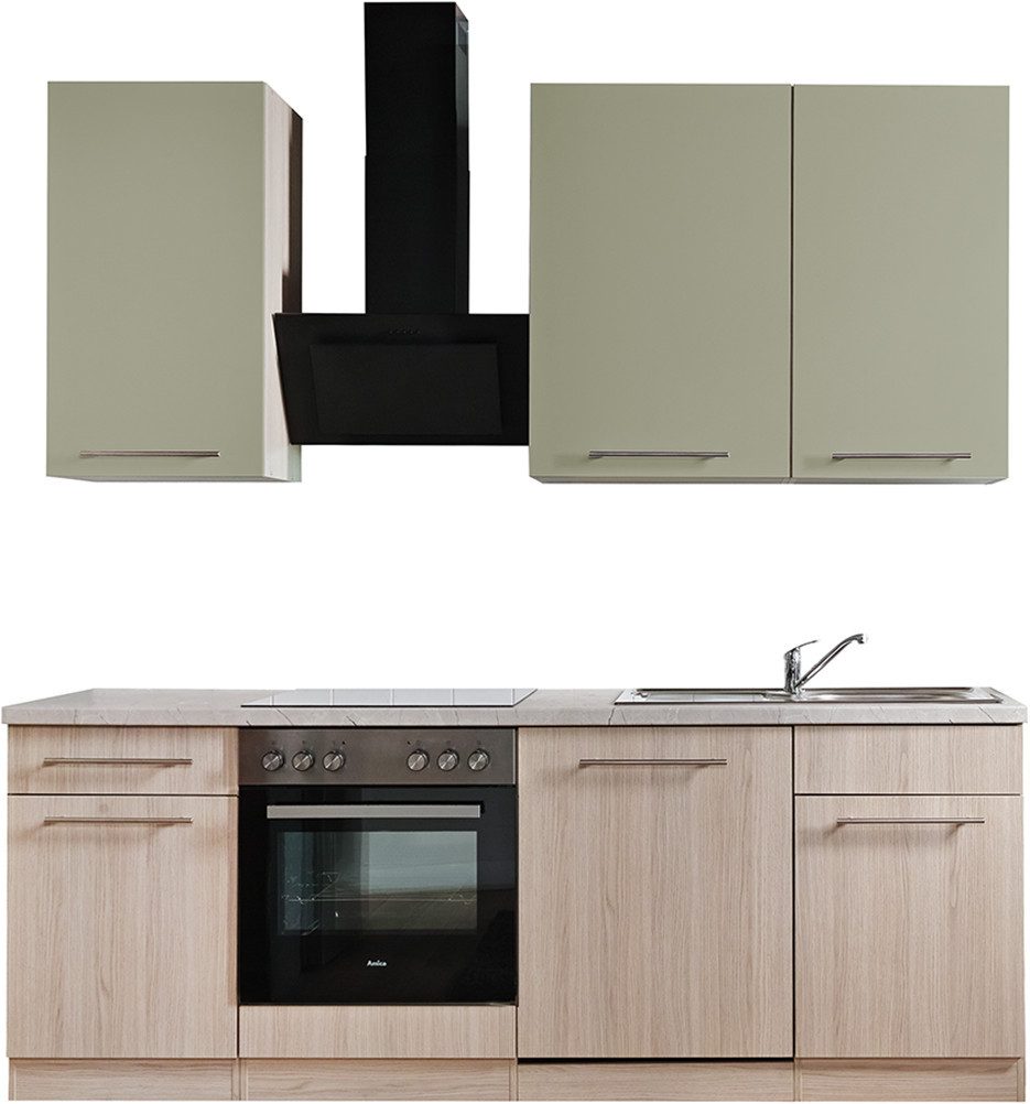 wiho Küchen Küche Filo, wahlweise mit E-Geräten, Breite 220 cm