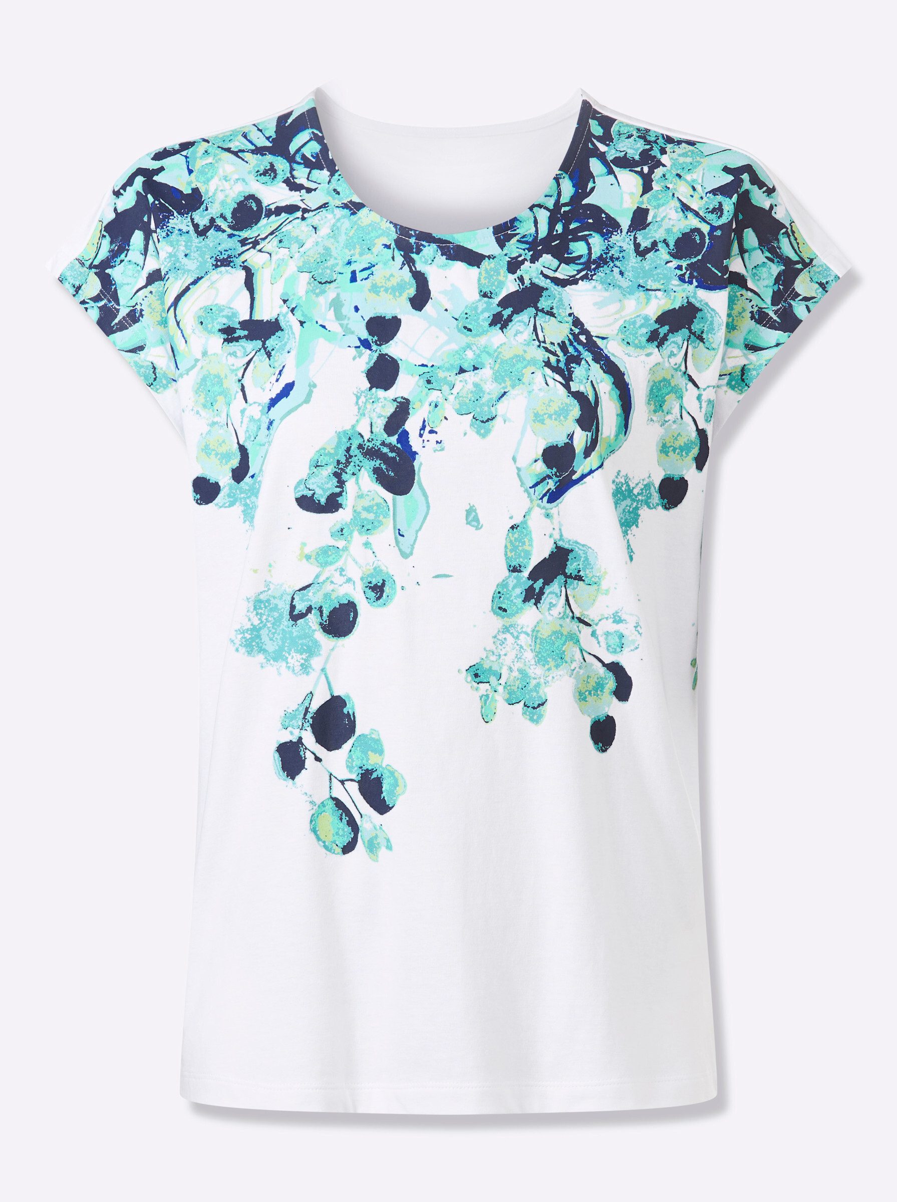 Sieh an! T-Shirt Kurzarm-Shirt Extra kurz – Bild 4 von 5