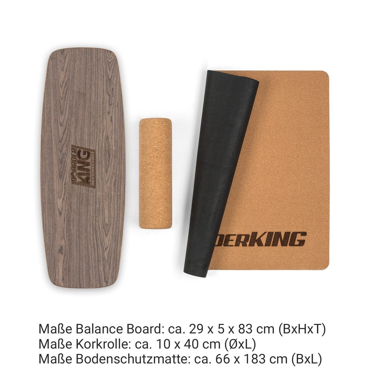 Gleichgewichtstrainer BoarderKING Curved Indoorboard