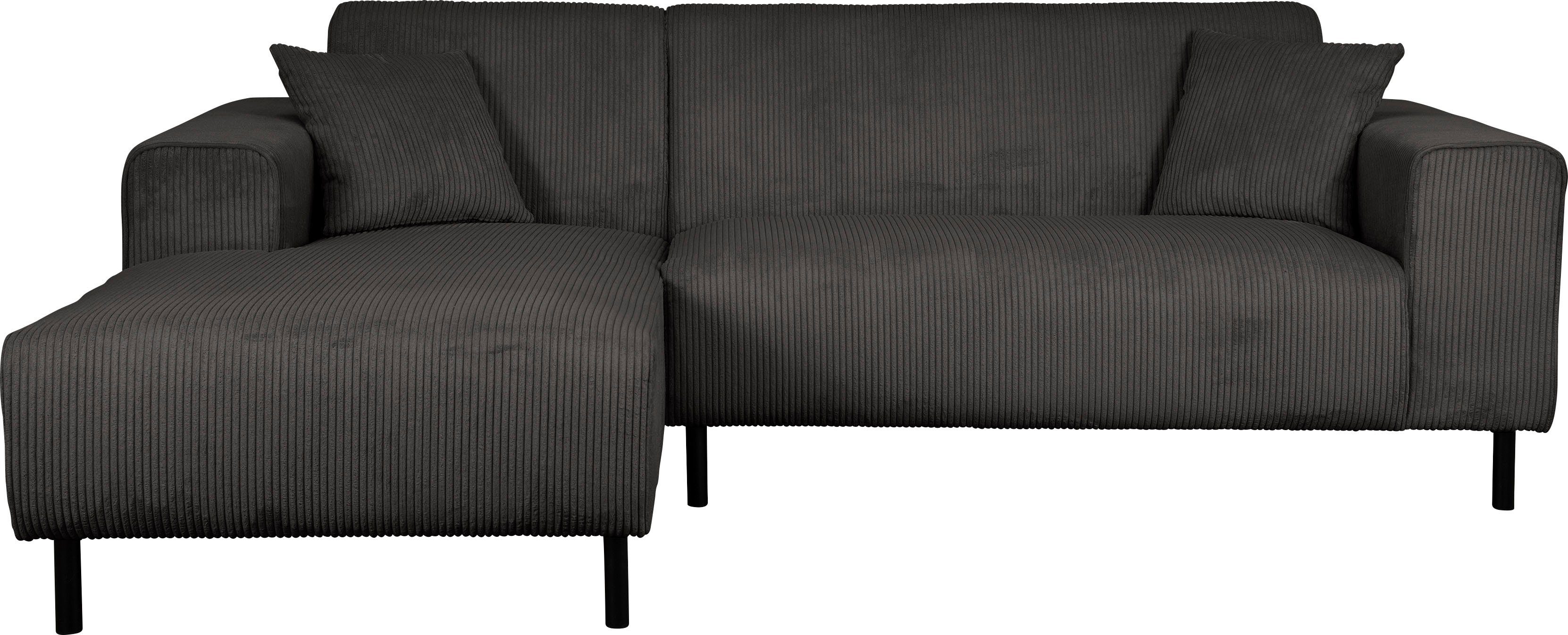 Home affaire Ecksofa "ARROS L-Form mit Wellenunterfederung, Maße B/T/H: 235 günstig online kaufen