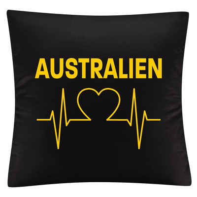 Kissenbezug Australien - Herzschlag - Kissen, multifanshop