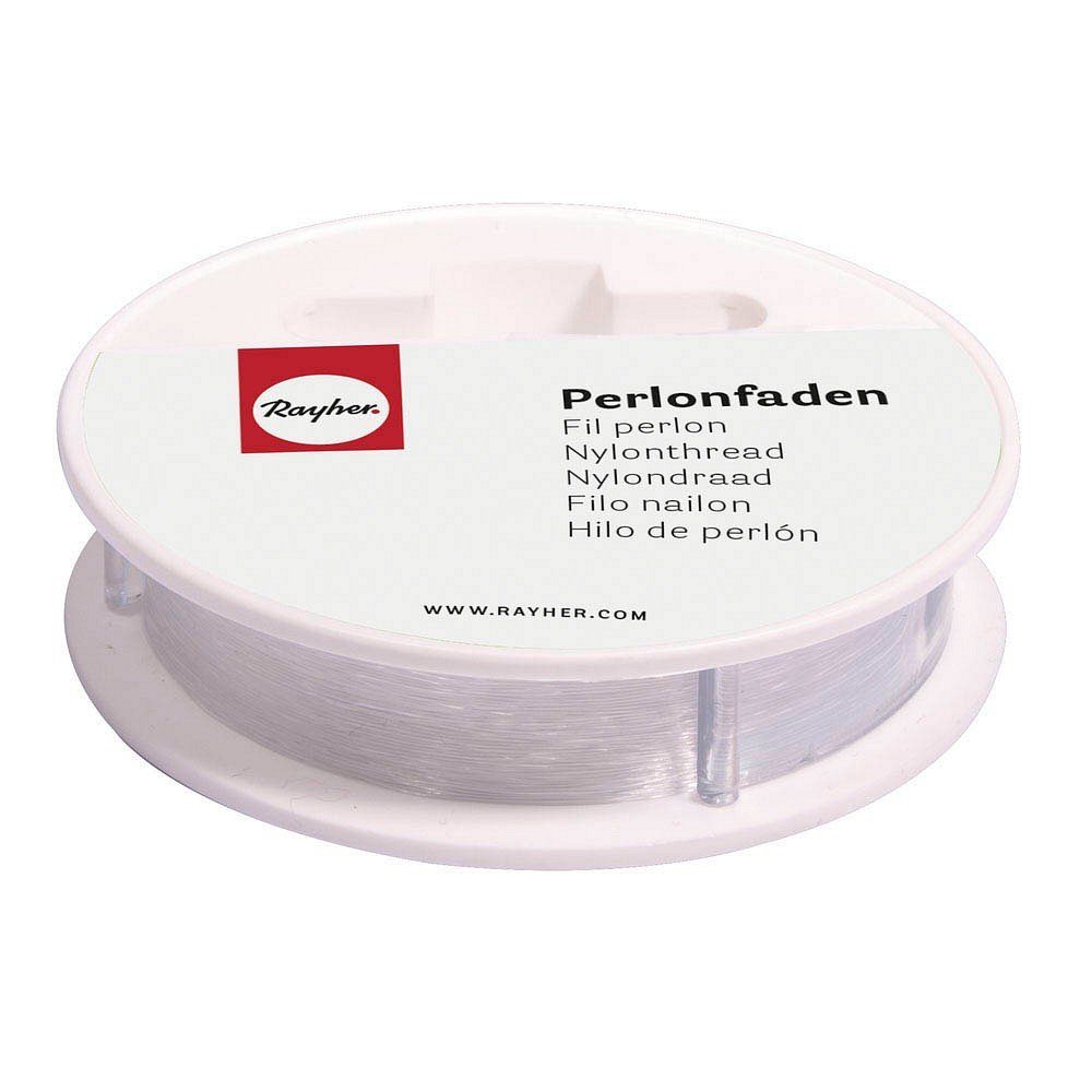 Rayher Rayher Perlonfaden 0,35 mm glatt transparent 0,35 mm x 50,0 m Tintenpatrone