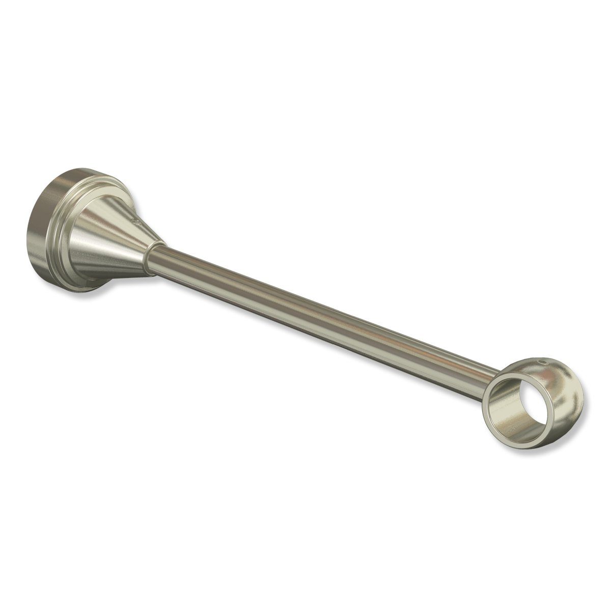 INTERDECO Gardinenstangenhalter Primus 1-läufig, für 16 mm Ø Gardinenstangen, (Stück, 1-St., Chrom matt), Metall
