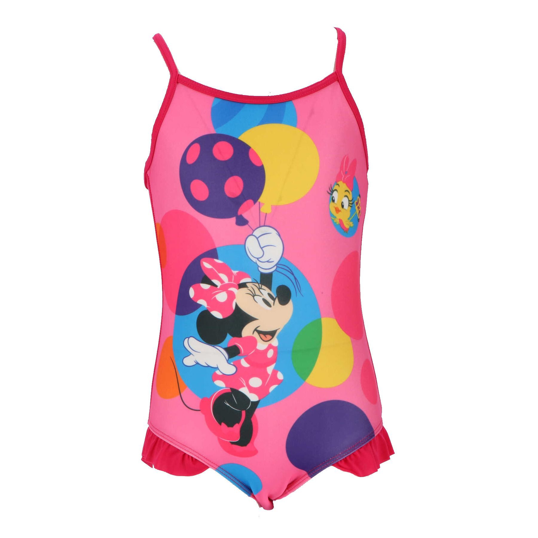 Disney Minnie Mouse Badeanzug Minnie Mouse Schwimmanzug Spaßige Schwimmkleidung für Mädchen Rosa