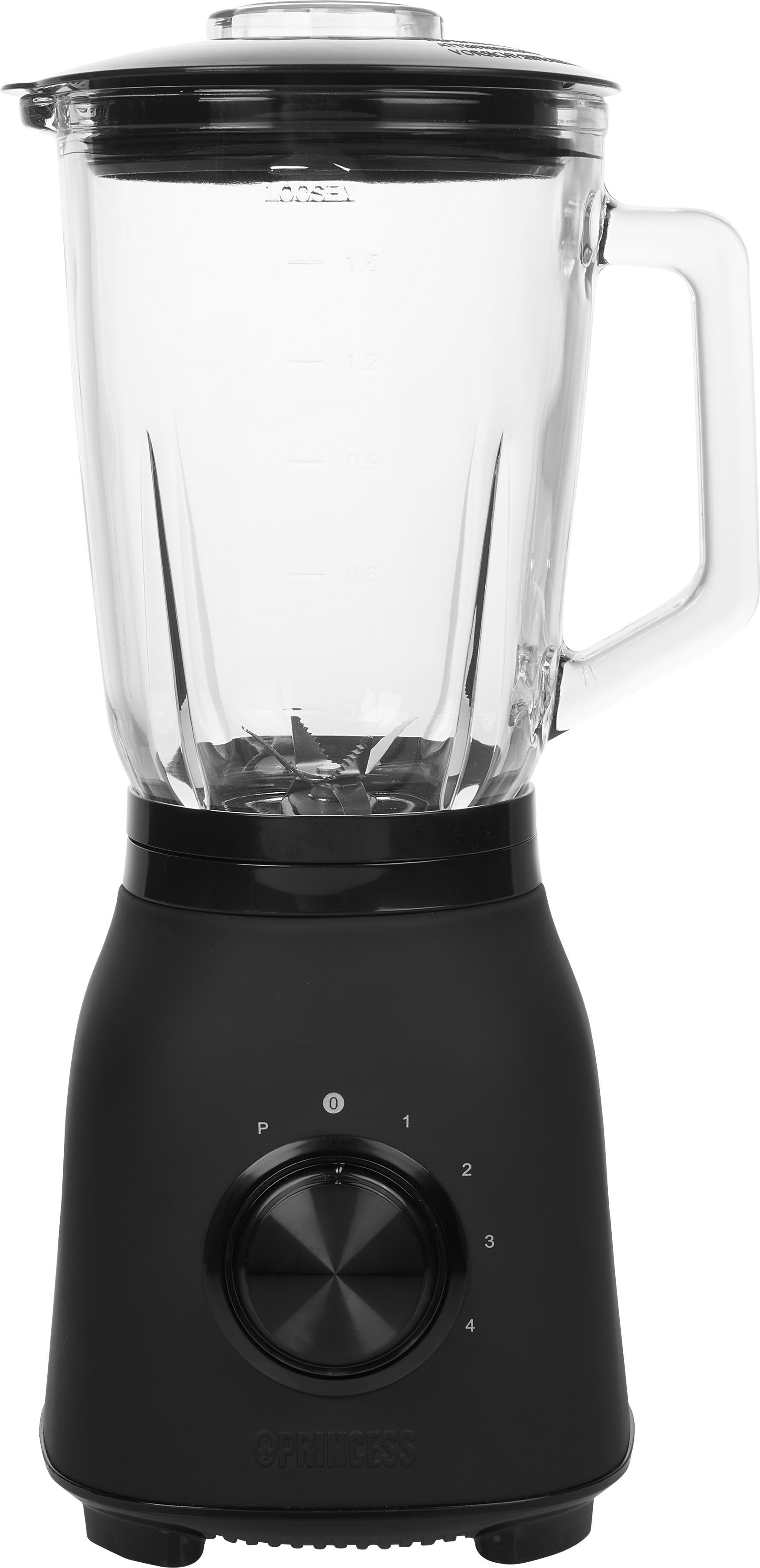 PRINCESS Standmixer 212092 Black Steel, 1000 W