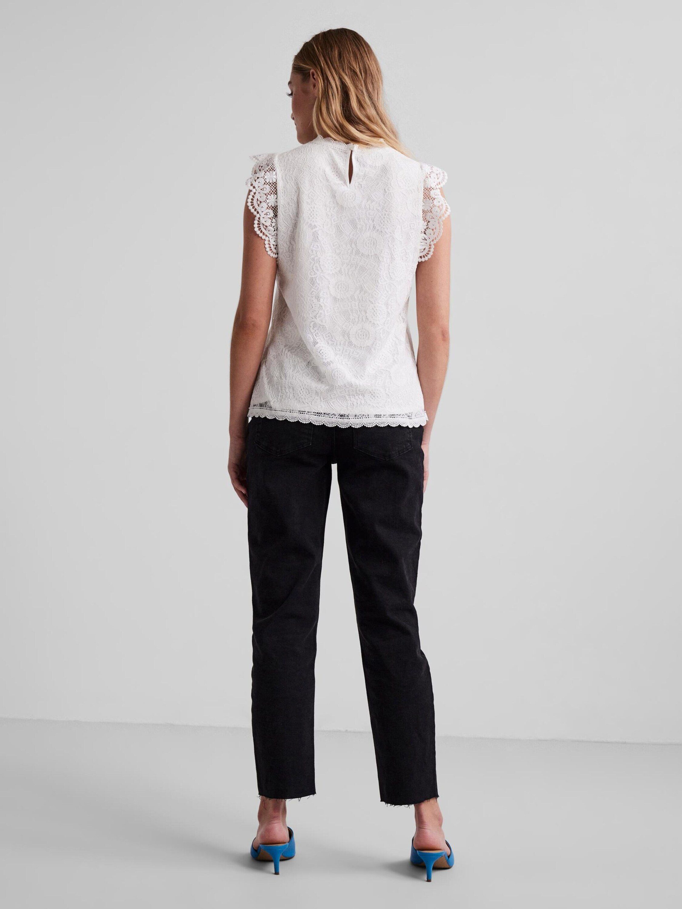 pieces Blusentop PCOLLINE (1-tlg) Spitze günstig online kaufen