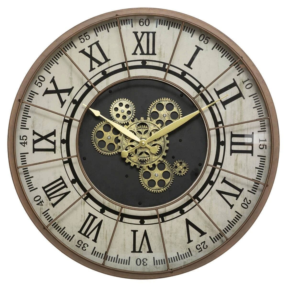 Atmosphera Créateur d'intérieur Wanduhr Wanduhr STELLA, Ø 57 cm, mit römischen Ziffern