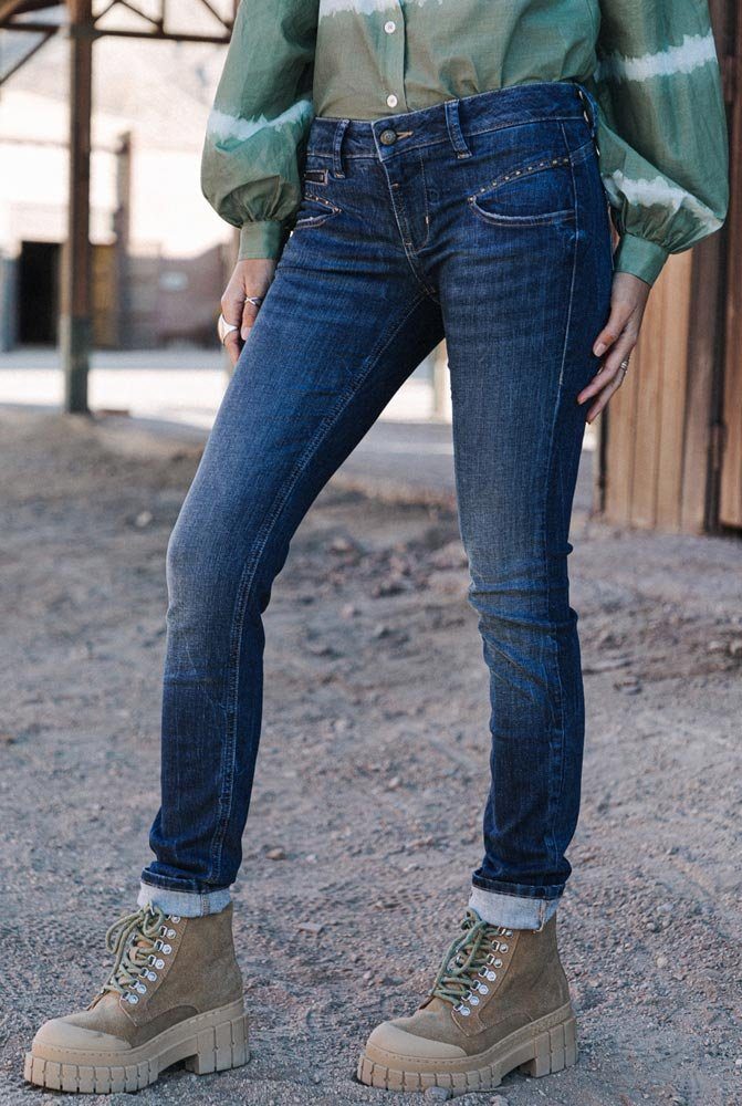 Freeman T. Porter Stretch Slim-fit-Jeans Alexa stretch Denim 4-Pocket Fever Style mit slim Super