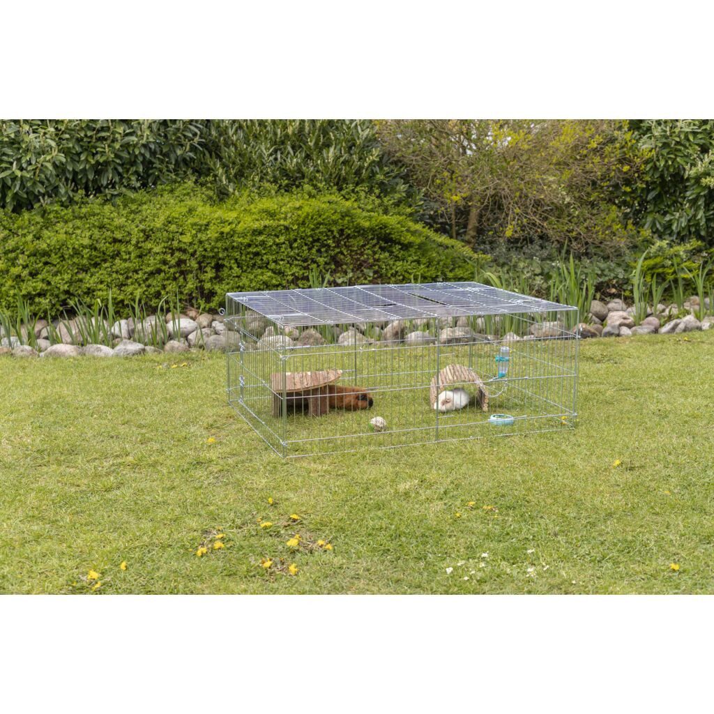 TRIXIE Freigehege Freilaufgehege mit Abdeckung - diverse - 144 × 58 × 116 cm