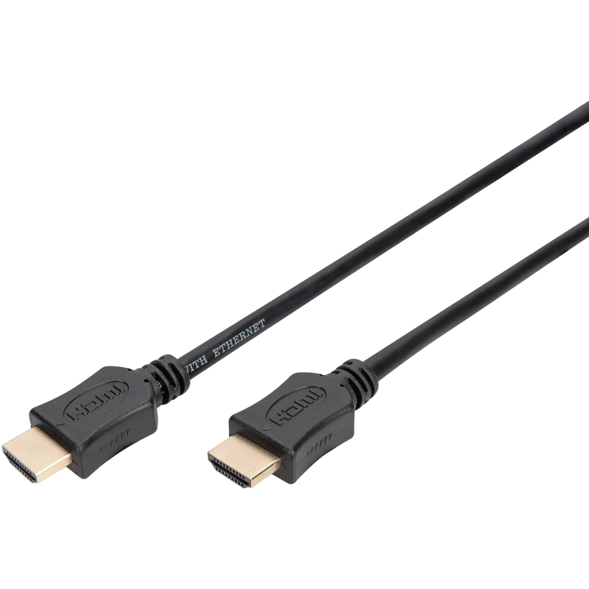 Digitus Digitus HDMI High Speed Kabel mit Ethernet, Typ A, (2 Meter) Audio- & Video-Kabel