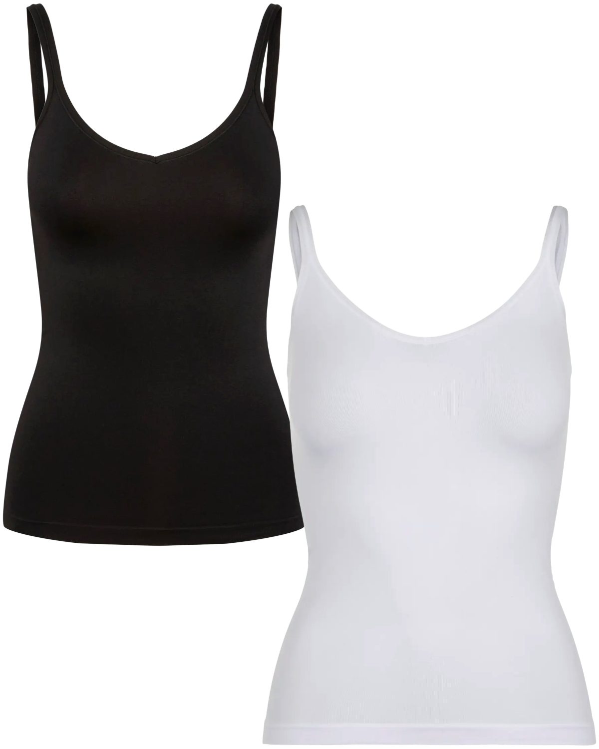 pieces Tanktop (2er Pack) nahtloses basic Unterwäschentop günstig online kaufen