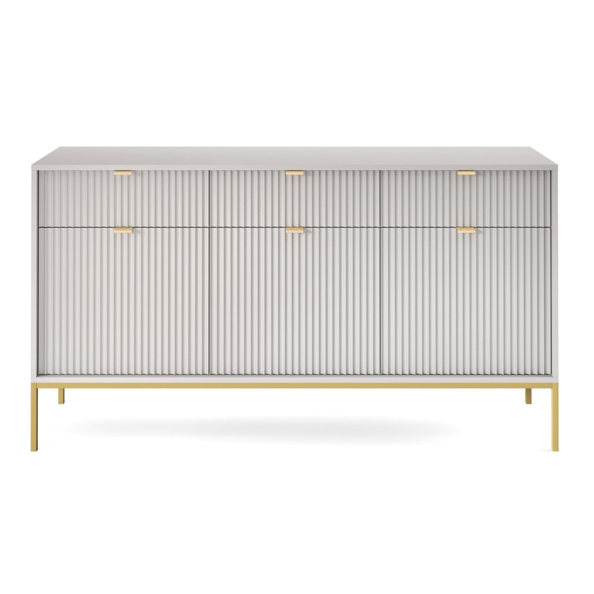 Selsey Sideboard VELLORE, 3-türig mit geriffelten günstig online kaufen