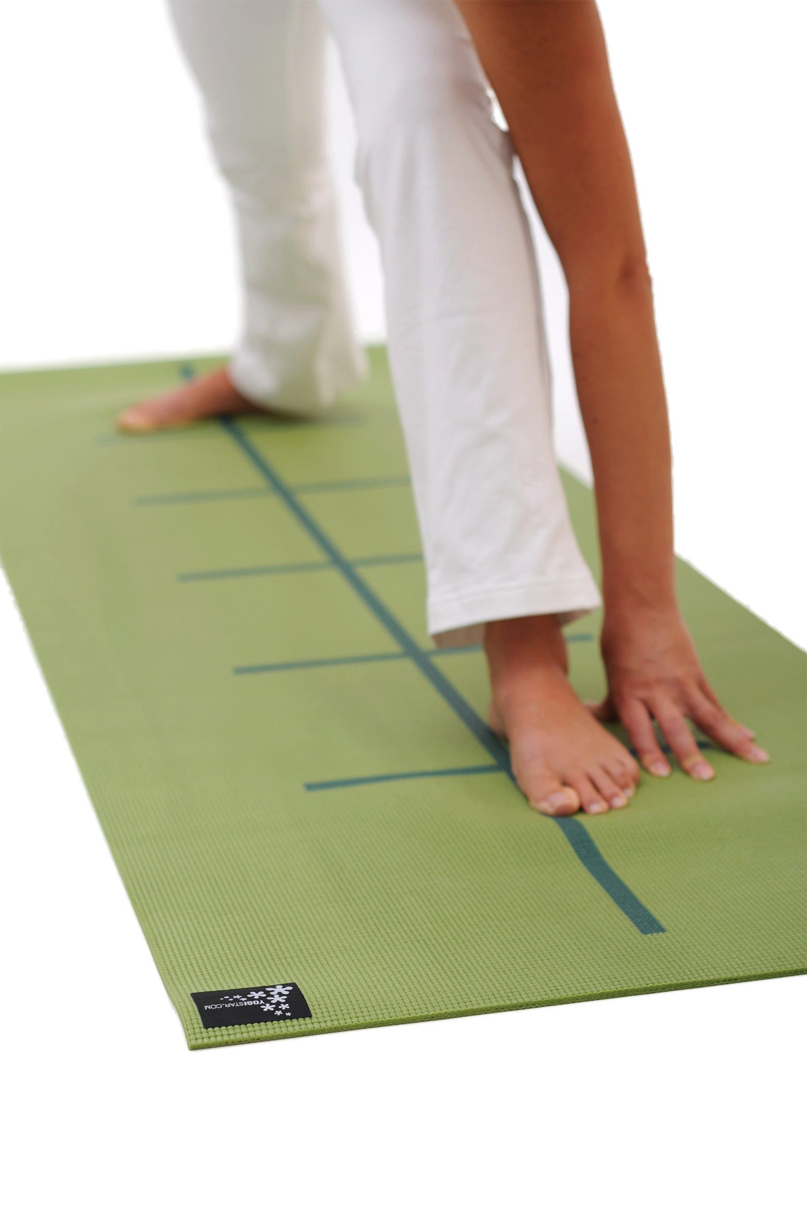 Yogistar Yogamatte Yogamatte yogimat® plus - alignment (Standard, 1-St., Standard), Eco-designed, hautfreundlich, extra rutschfest, Alignment-Markierungen