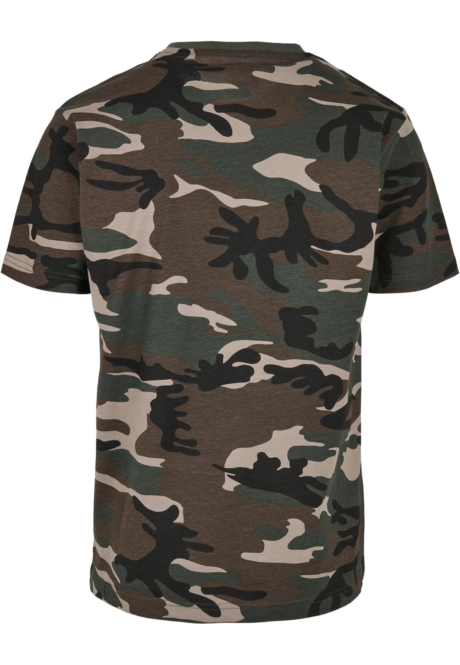 Brandit Kurzarmshirt (1-tlg) Brandit Shirt Premium woodland Herren