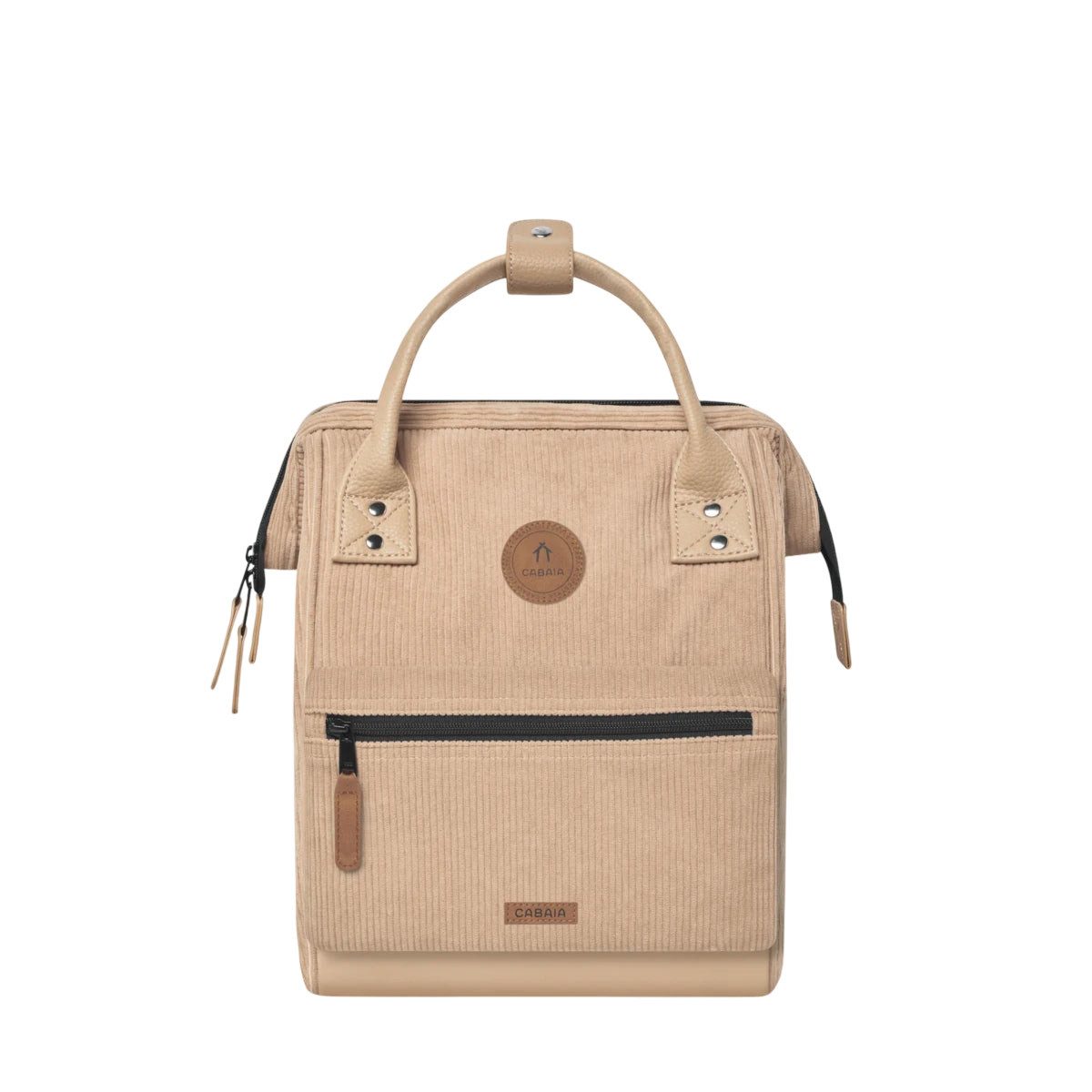 CABAIA Rucksack Luxor (Set, 3-tlg., inkl. 2 auswechselbaren Vordertaschen), Tagesrucksack mit austauschbaren Vordertaschen