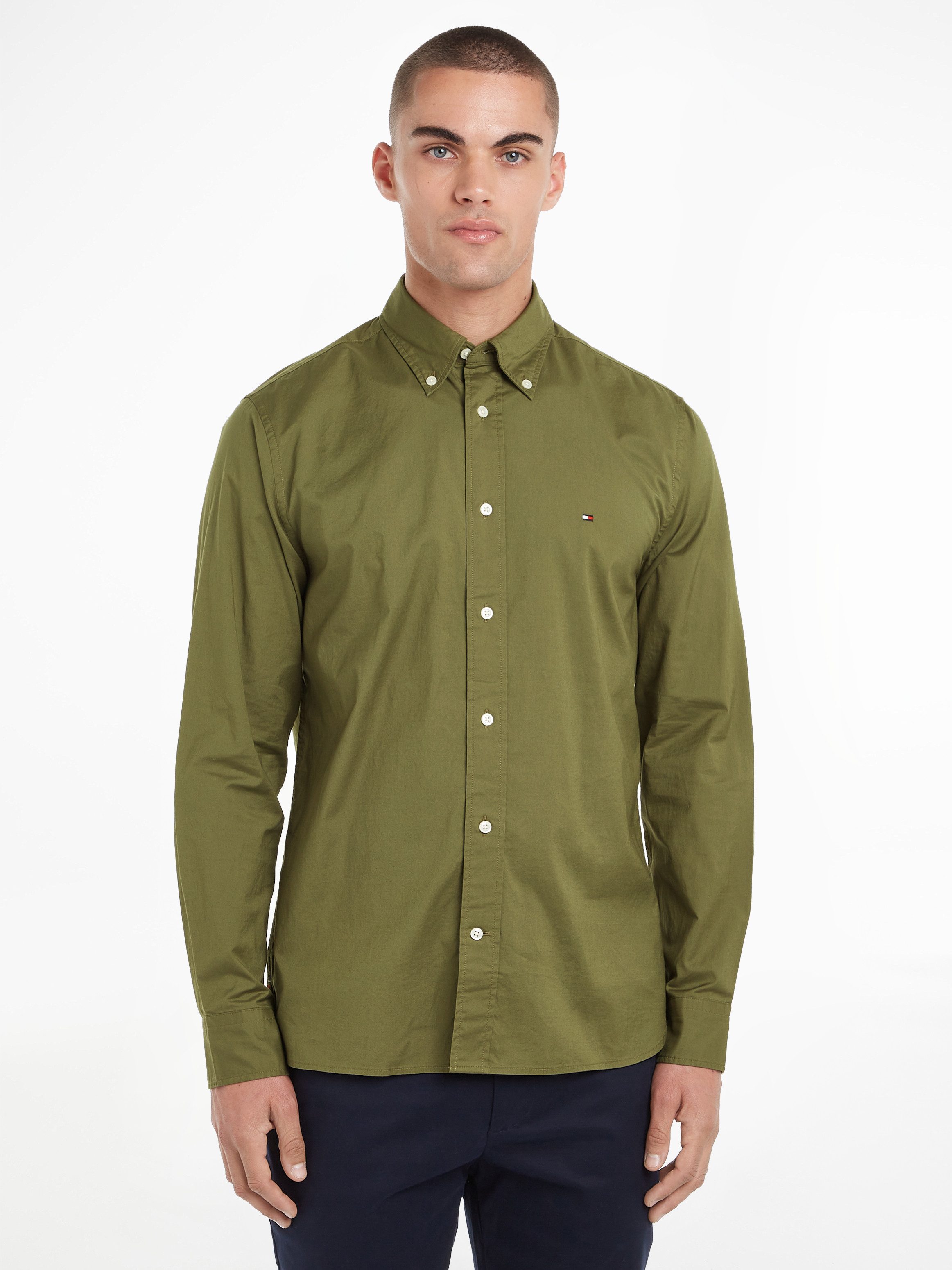 Tommy Hilfiger Langarmhemd FLEX POPLIN RF günstig online kaufen