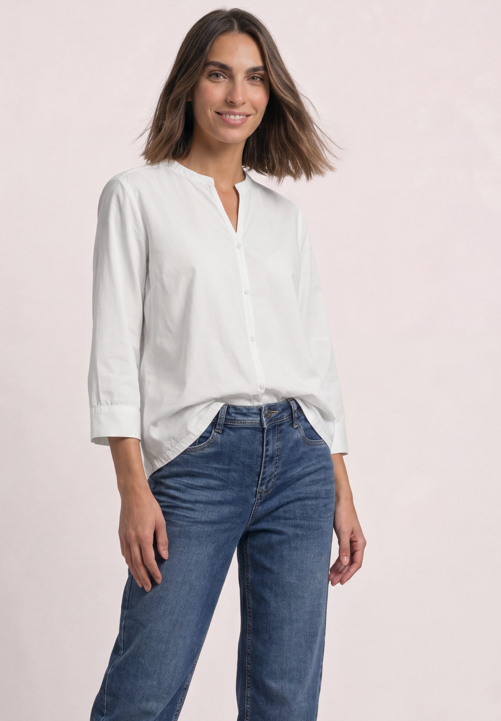 STREET ONE Shirtbluse mit 3/4 Ärmeln